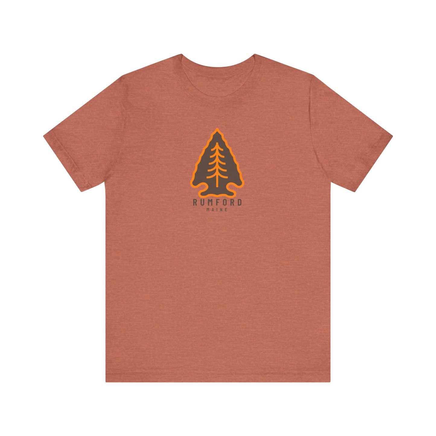 Rumford Maine Arrowhead Graphic Tee - Unisex Short Sleeve T-Shirt