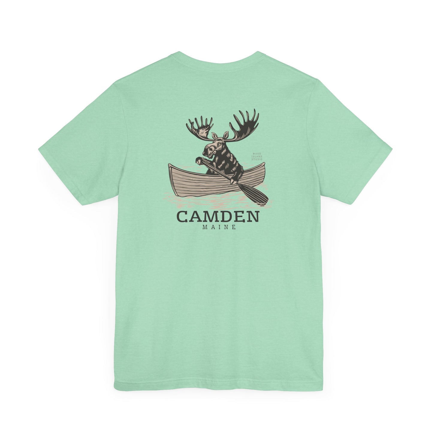 Camden Maine Rowing Moose Graphic Tee