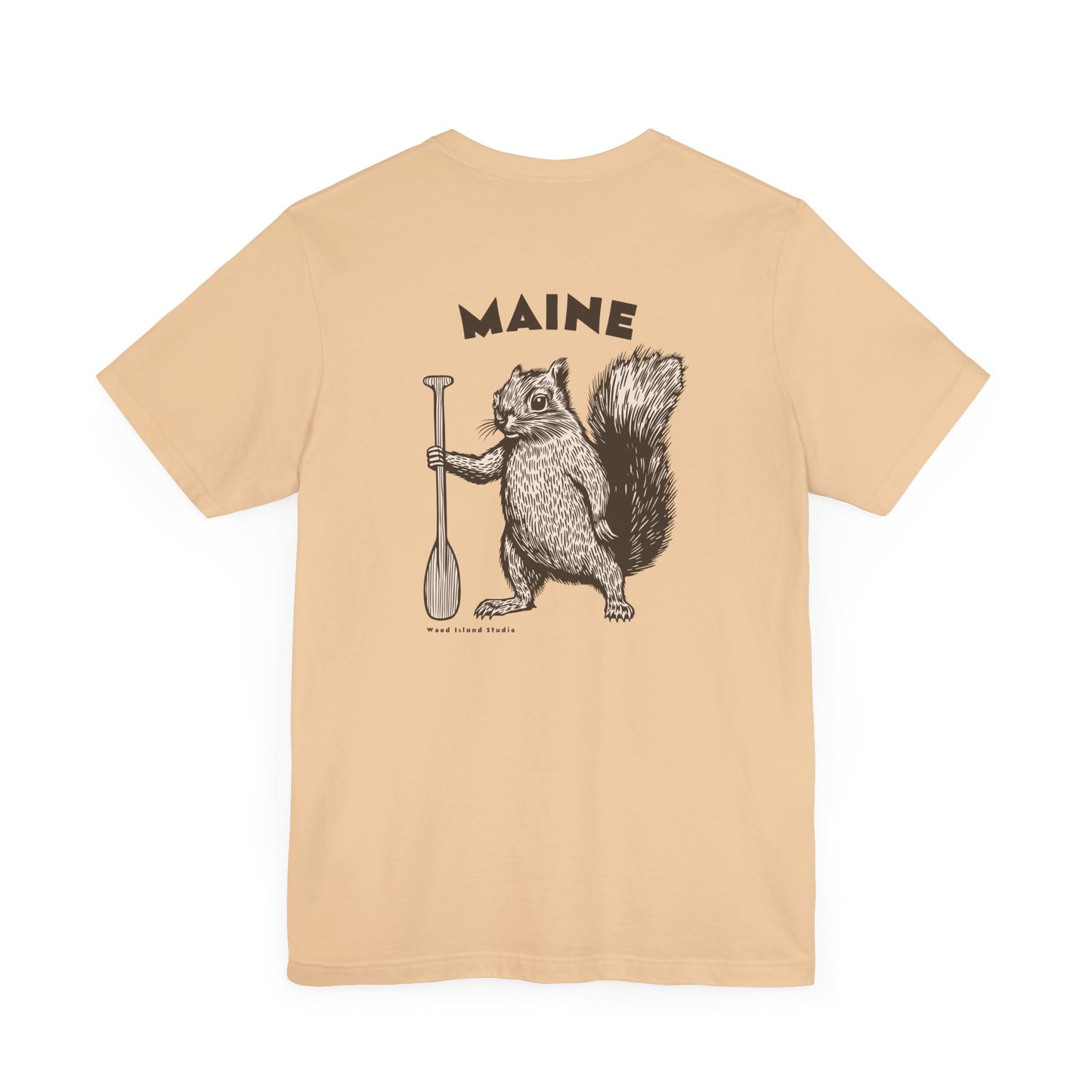 Maine Oar Squirrel Graphic Unisex Tee