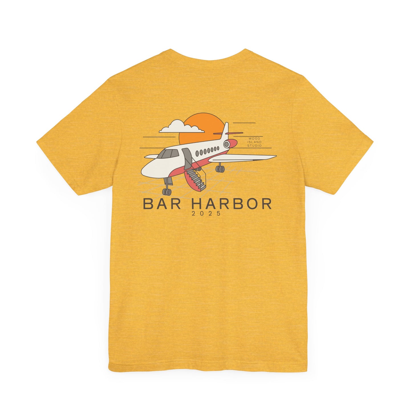Bar Harbor Maine Aviation Graphic Tee