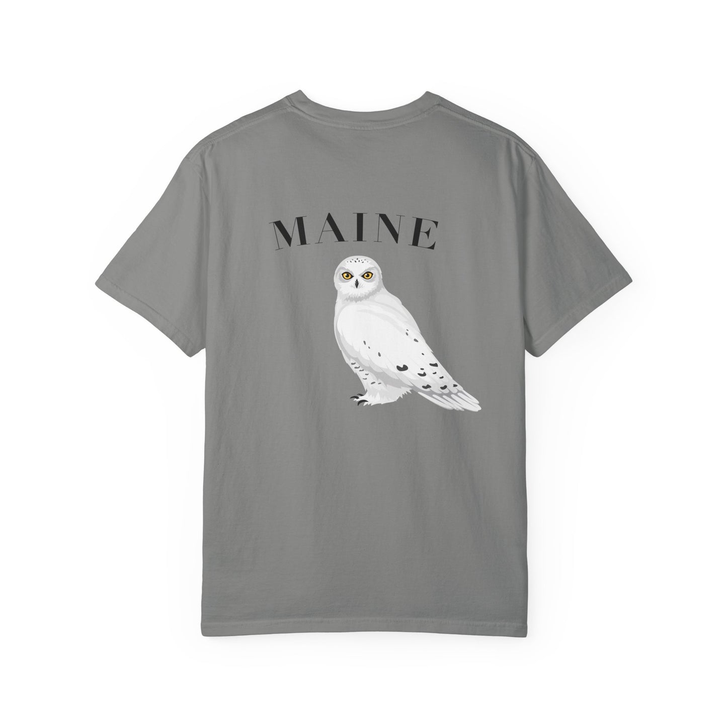 MAINE Snowy Owl Tee – Comfort Colors 1717