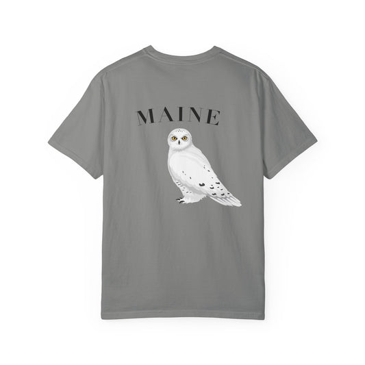 MAINE Snowy Owl Tee – Comfort Colors 1717