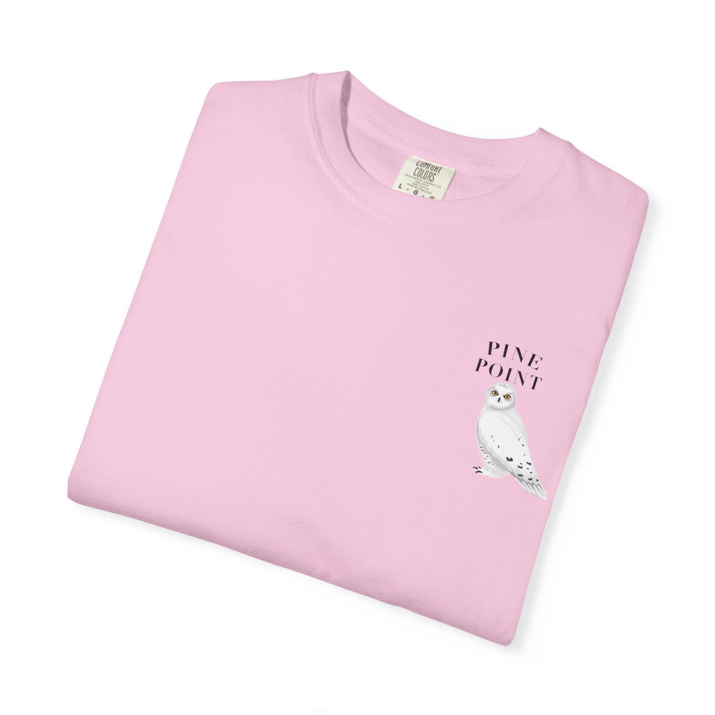 Pine Point Snowy Owl Tee – Comfort Colors 1717