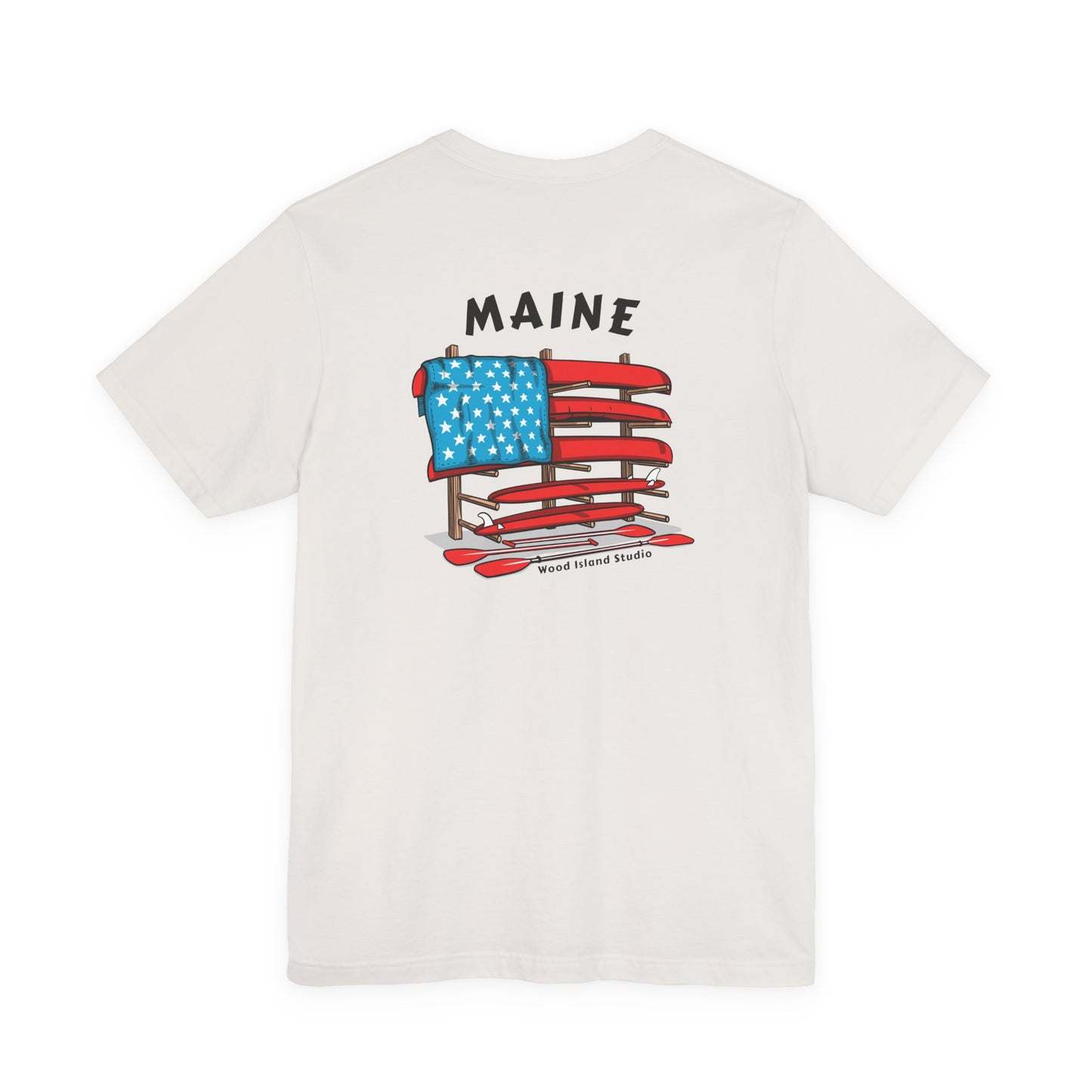 Maine Graphic Unisex Tee - Celebrate Patriotism with Style
