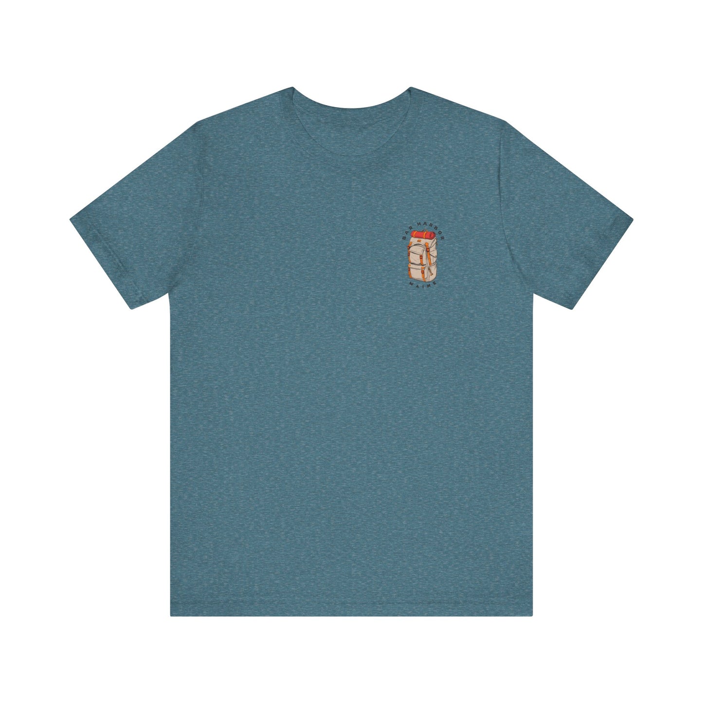Bar Harbor Maine Backpacking Graphic Tee