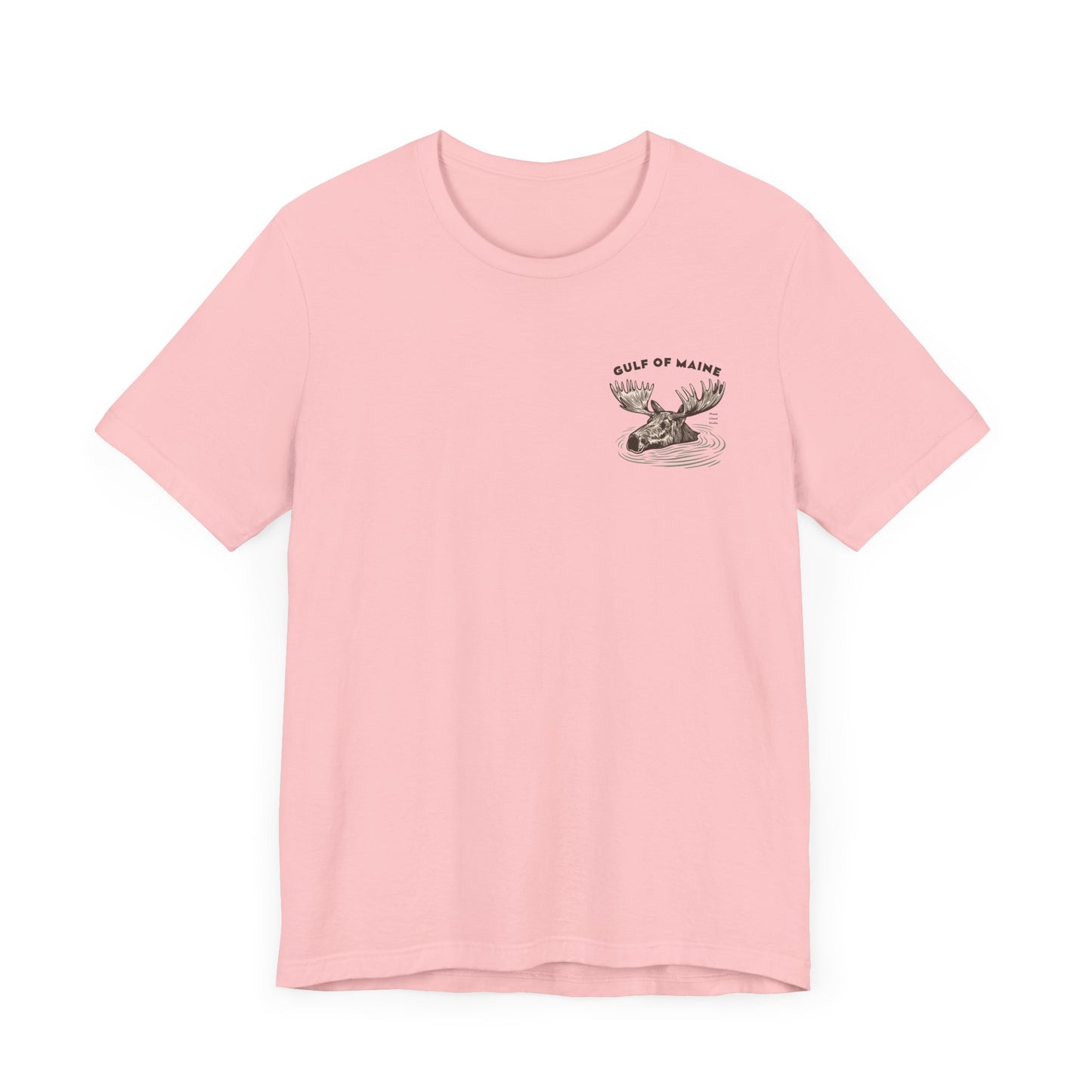 Gulf of Maine Moose Graphic Tee - Unisex Short Sleeve T-Shirt