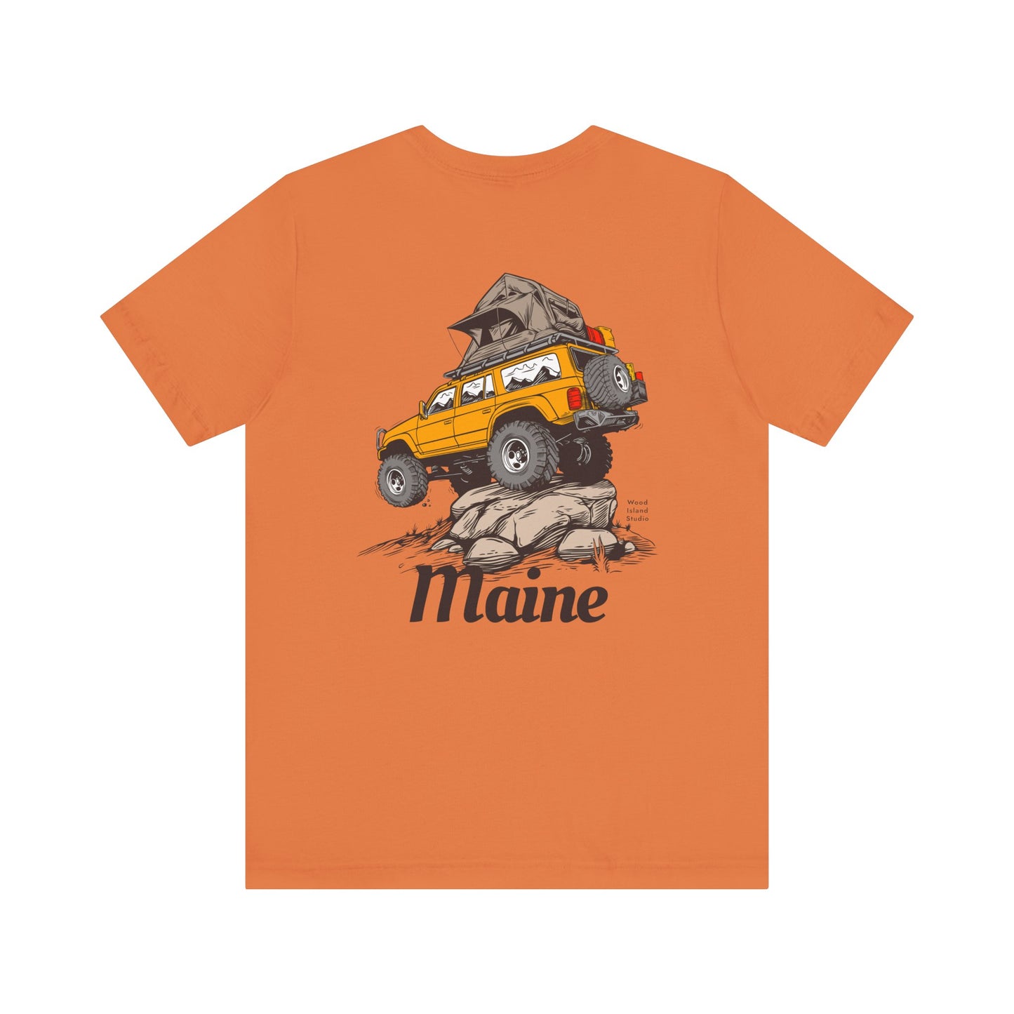 Offroad Maine Camping Graphic Unisex Tee