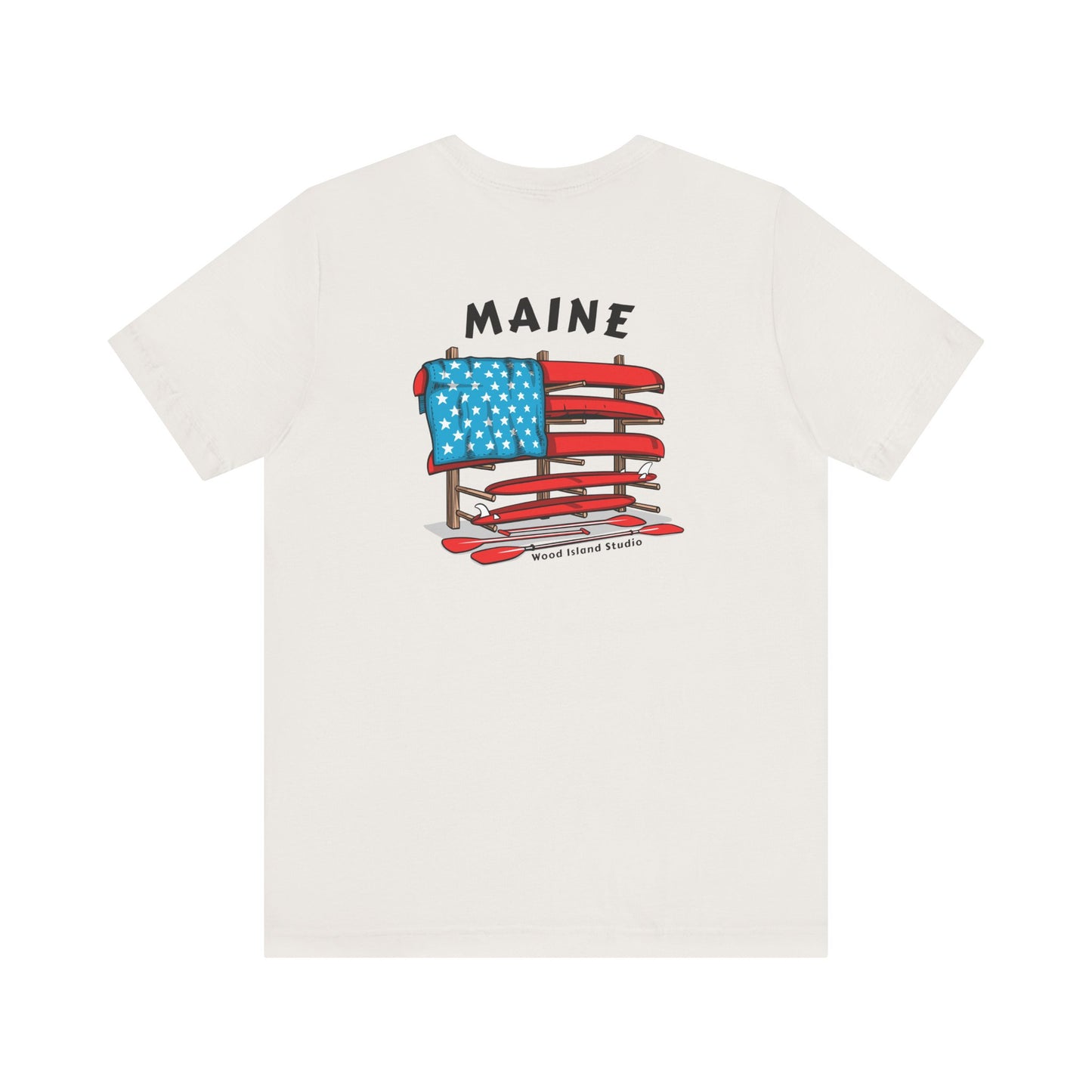 Maine Graphic Unisex Tee - Celebrate Patriotism with Style