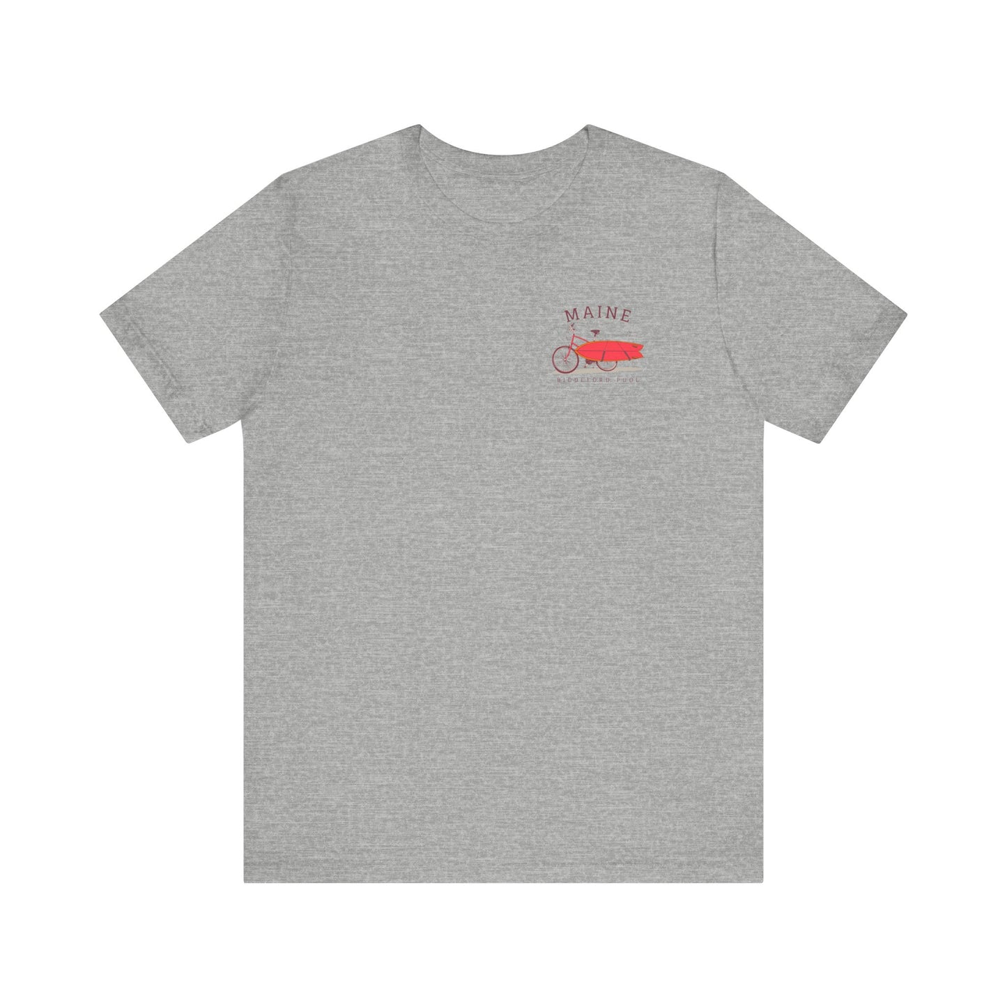 Biddeford Pool Maine Vintage Bike Surf Tee - Unisex Jersey Short Sleeve T-Shirt
