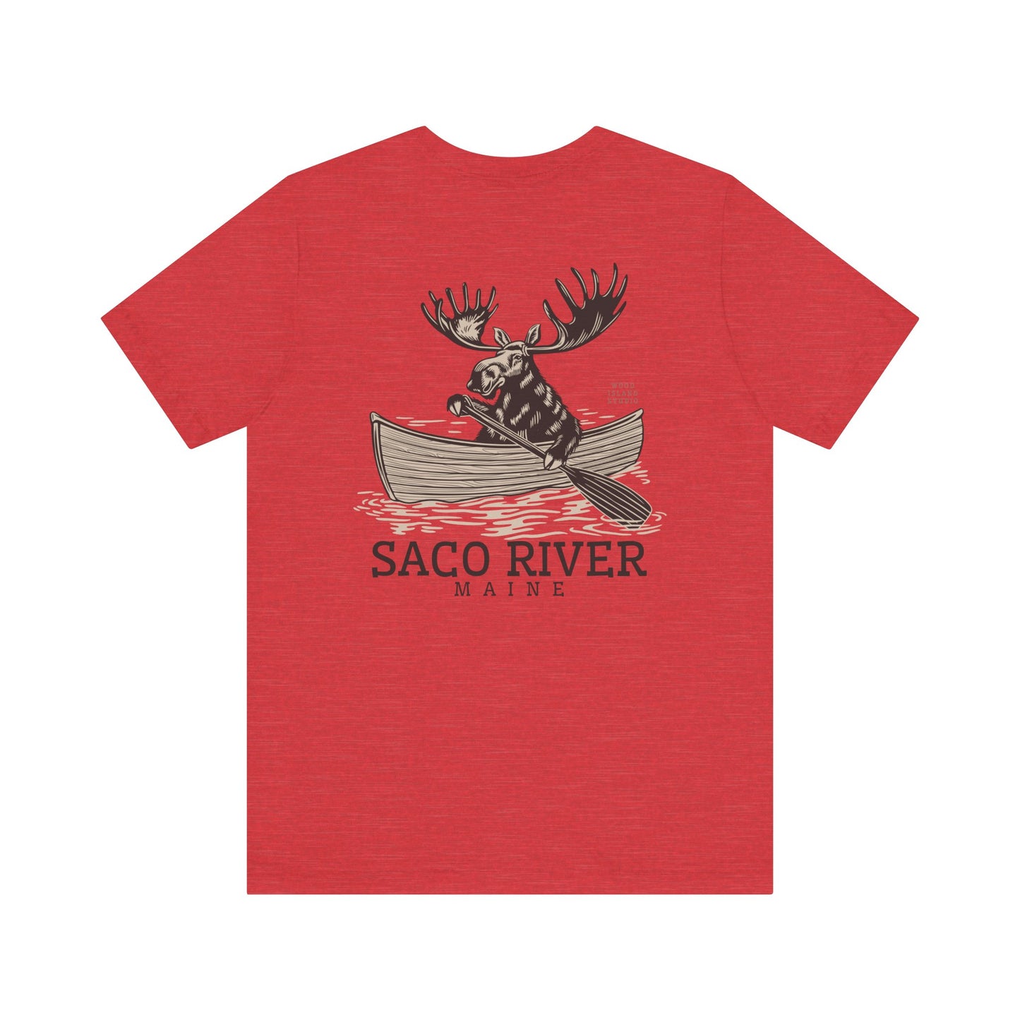 Saco River Rowing Moose Graphic Tee