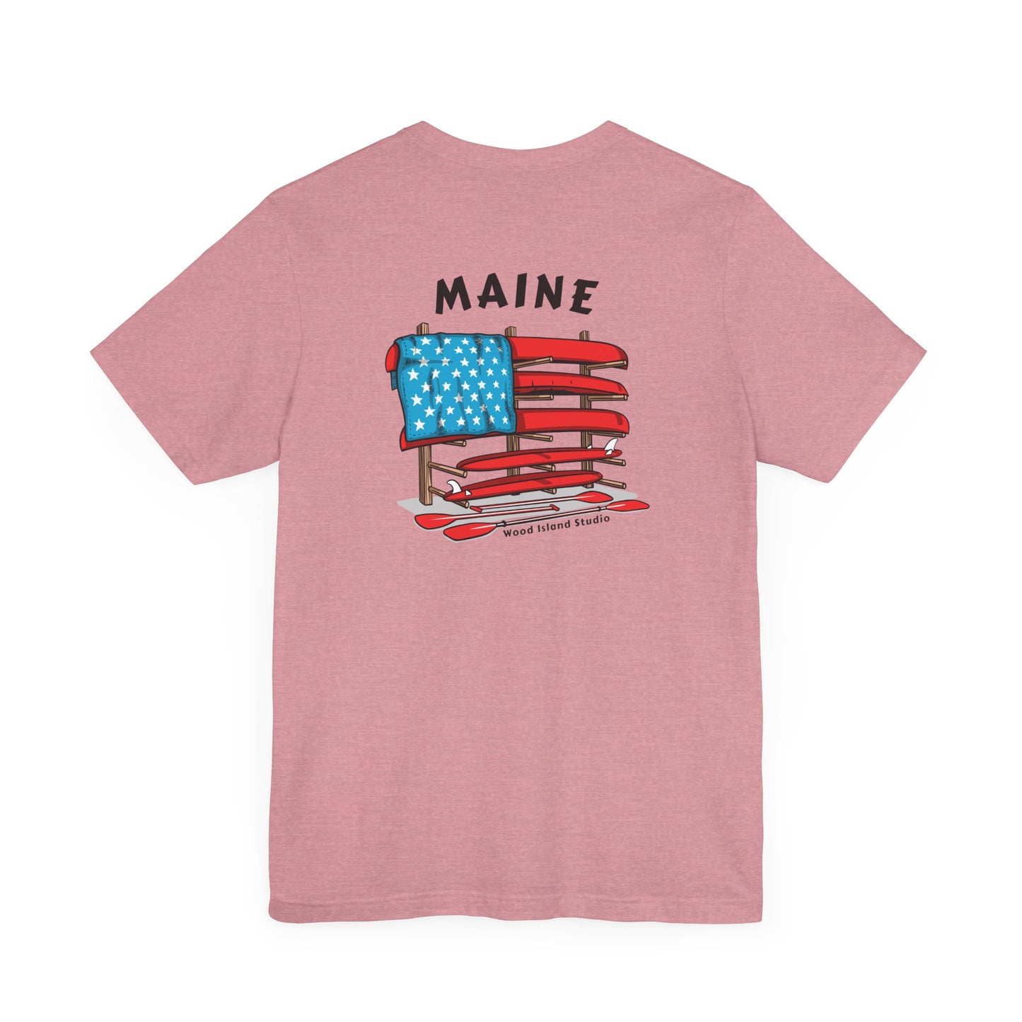 Maine Graphic Unisex Tee - Celebrate Patriotism with Style