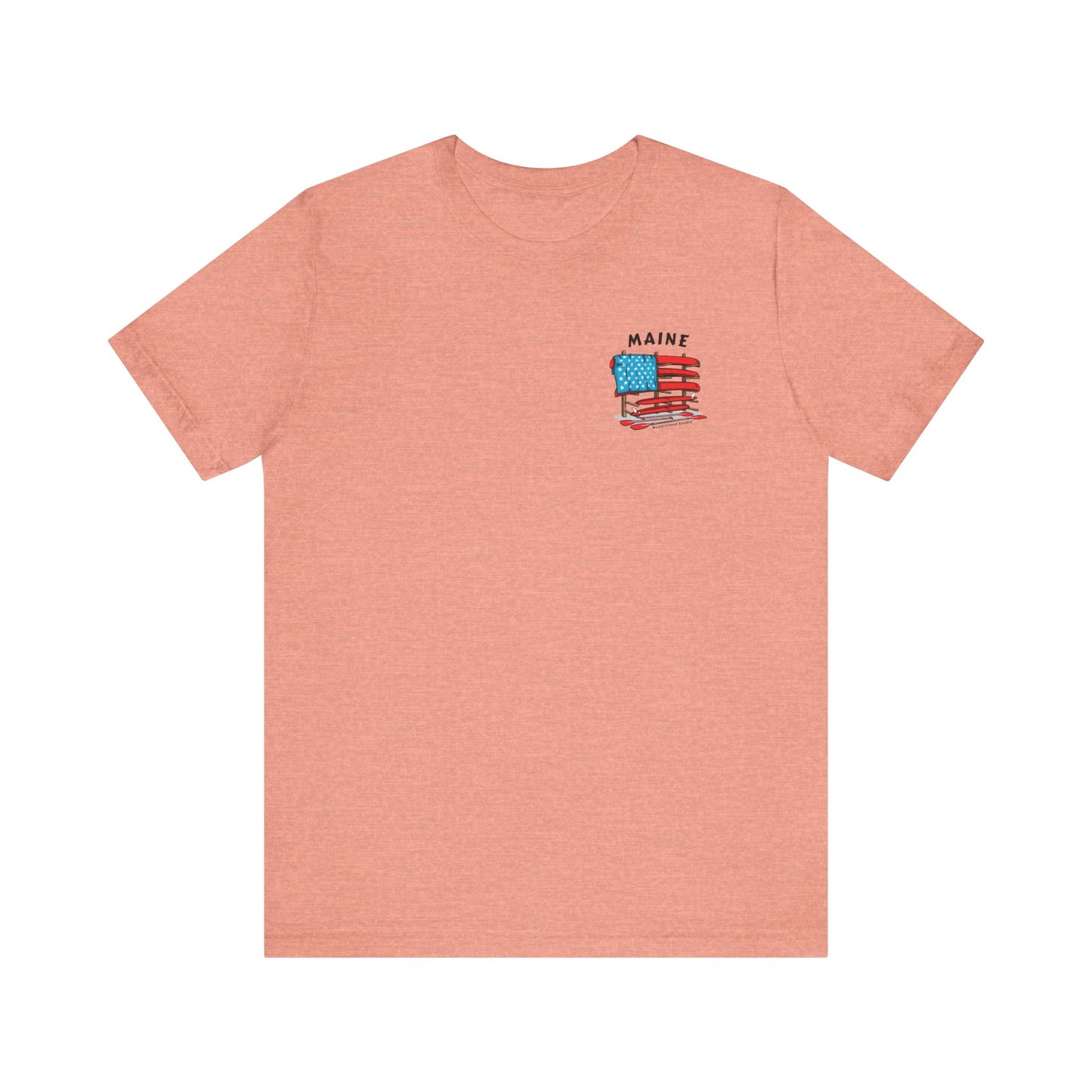 Maine Graphic Unisex Tee - Celebrate Patriotism with Style