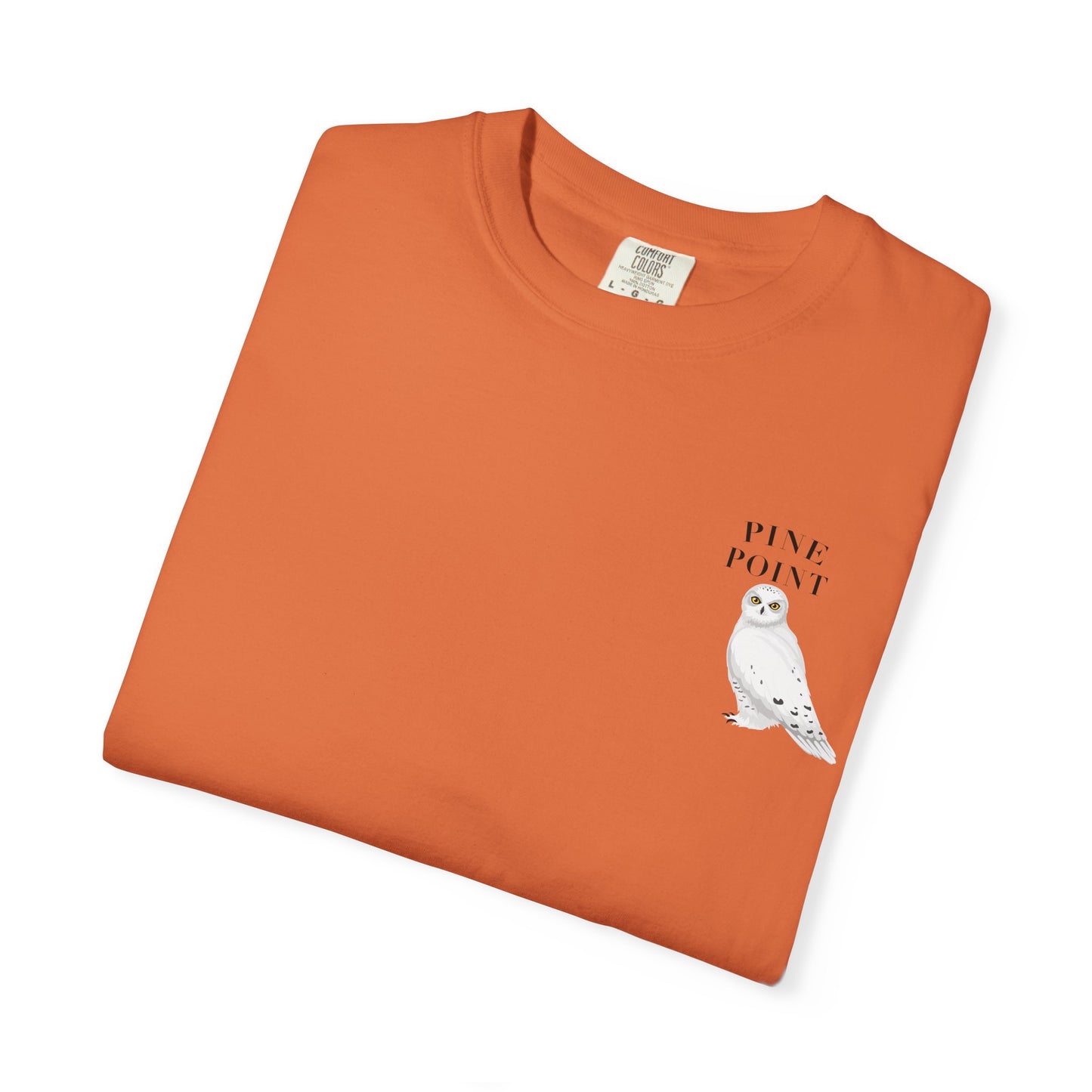 Pine Point Snowy Owl Tee – Comfort Colors 1717