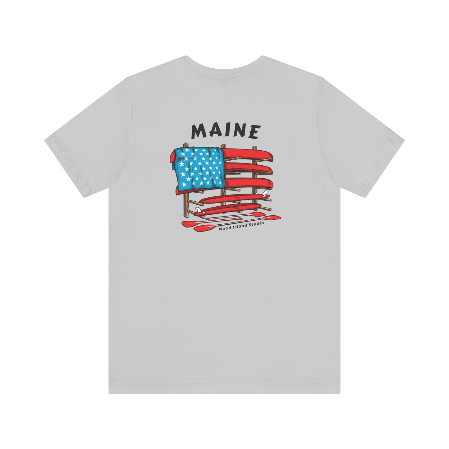 Maine Graphic Unisex Tee - Celebrate Patriotism with Style