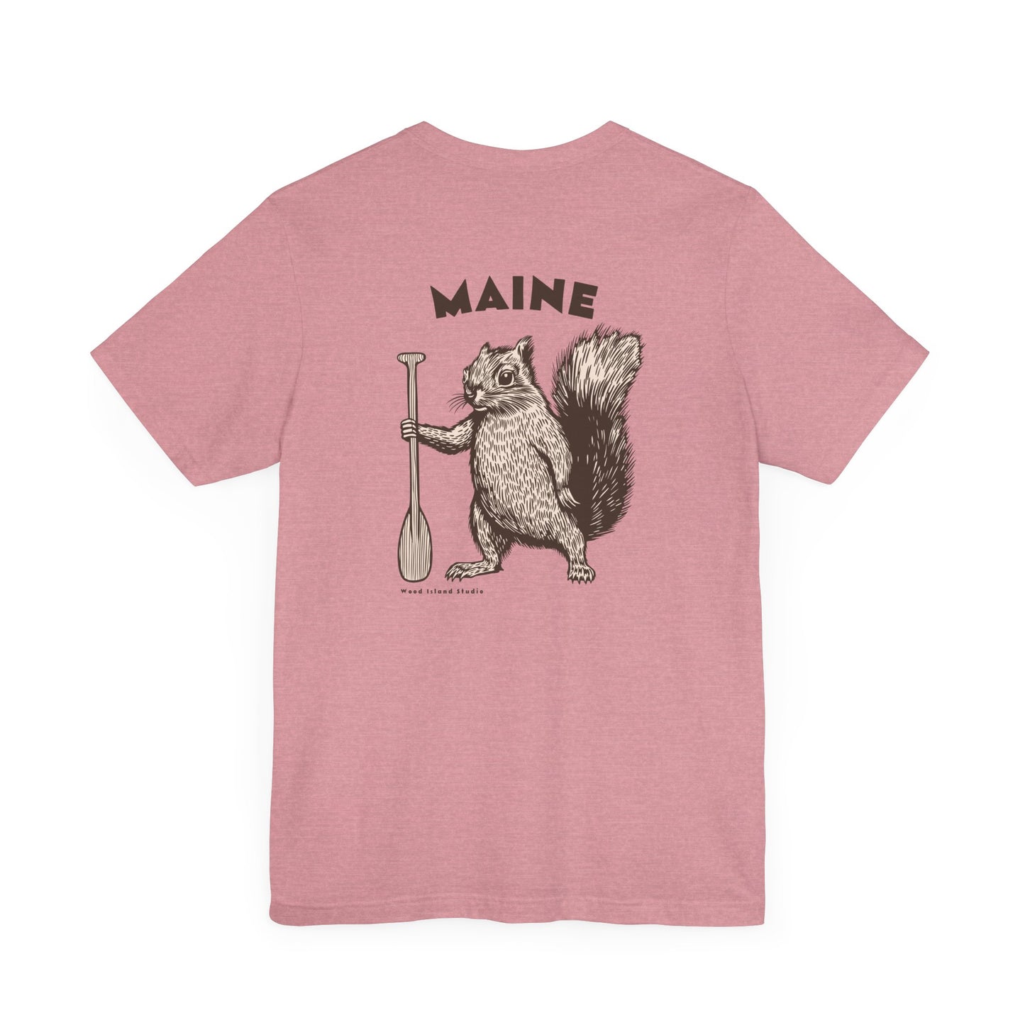 Maine Oar Squirrel Graphic Unisex Tee