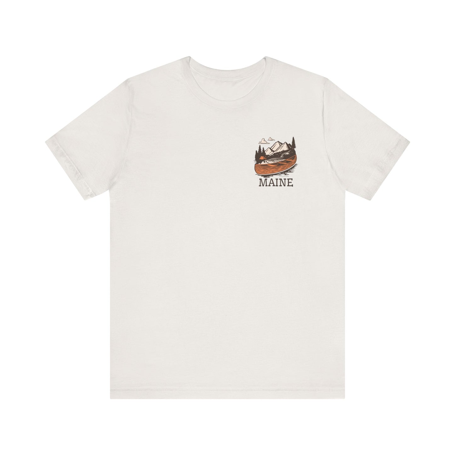Canoeing in Maine Graphic Unisex Tee