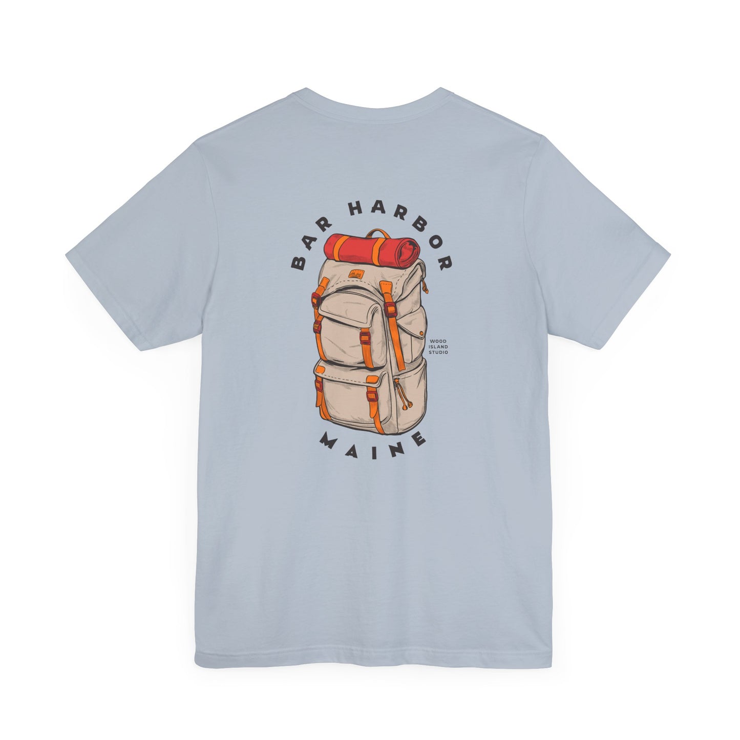 Bar Harbor Maine Backpacking Graphic Tee