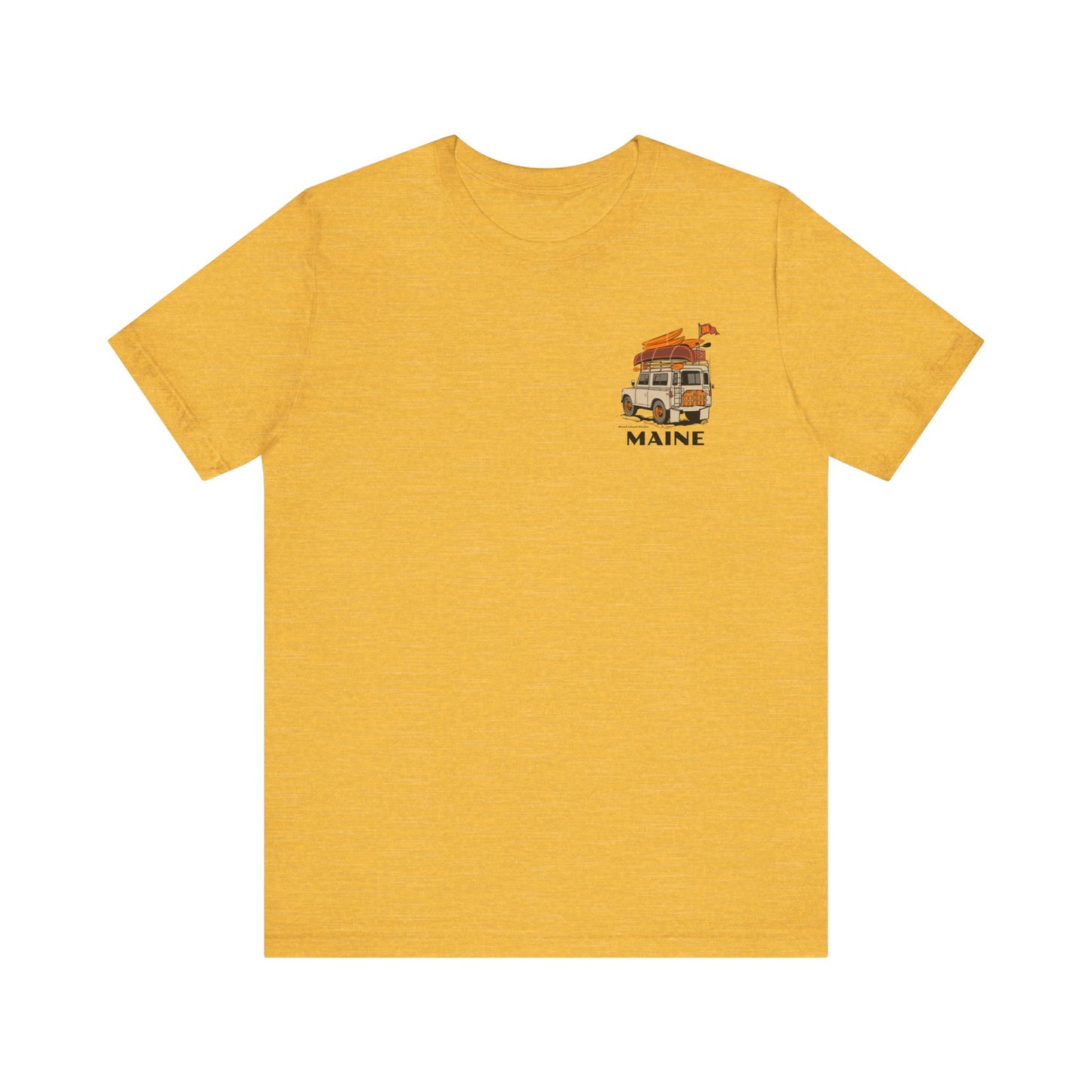 Maine Adventure Unisex Short Sleeve Tee - Perfect for Summer Trips!