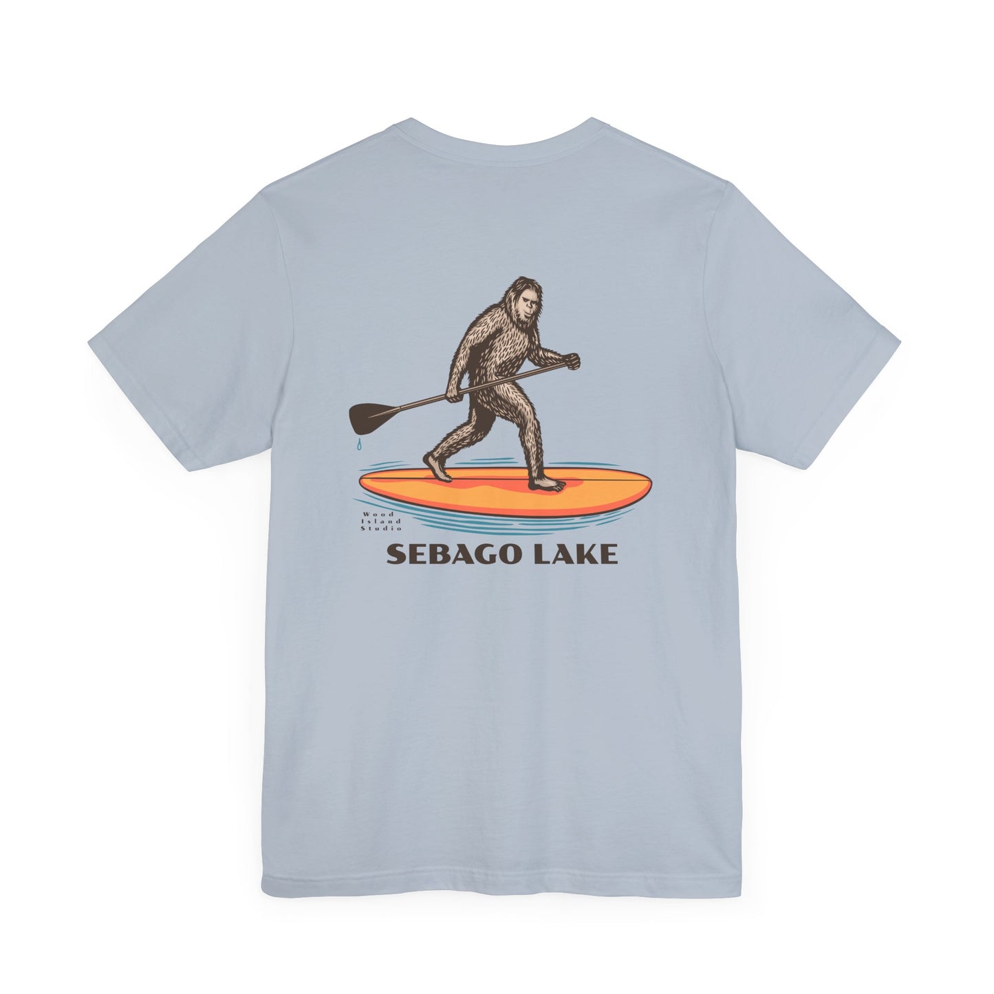 Sebago Lake Sasquatch Adventure Tee - Unisex Jersey Short Sleeve T-Shirt