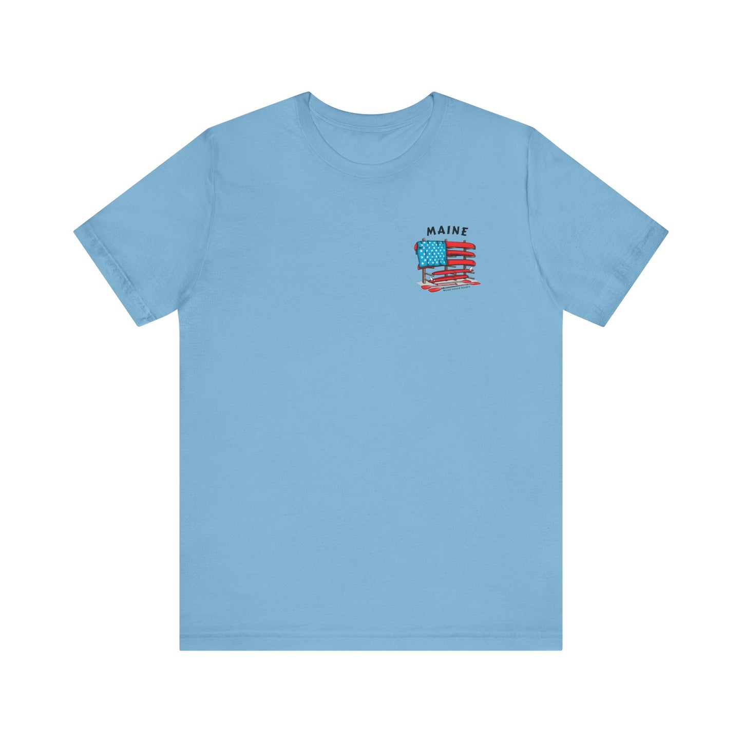 Maine Graphic Unisex Tee - Celebrate Patriotism with Style