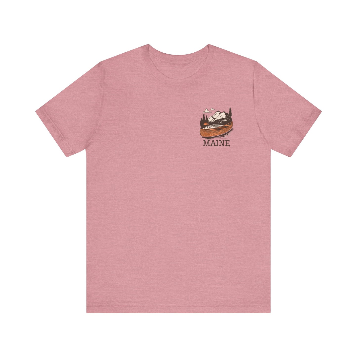 Canoeing in Maine Graphic Unisex Tee