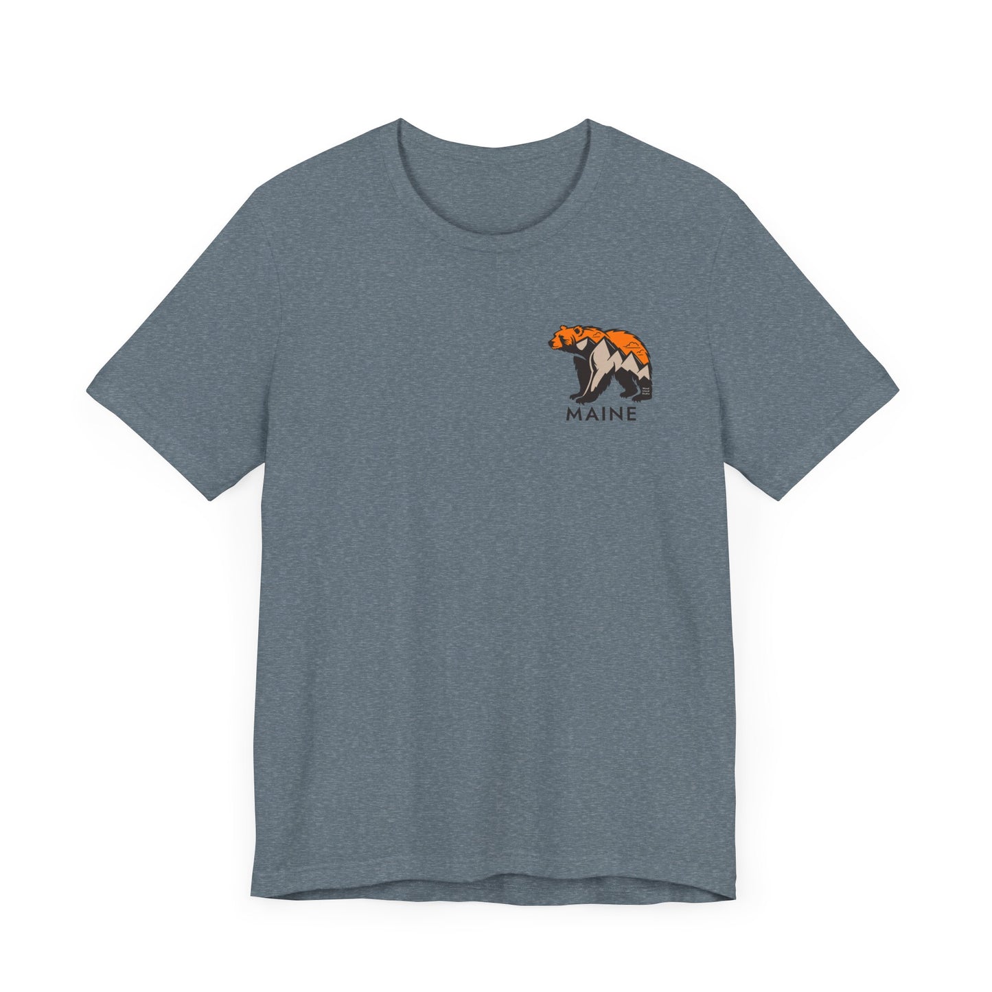 Maine Mountain Bear Graphic Unisex Tee
