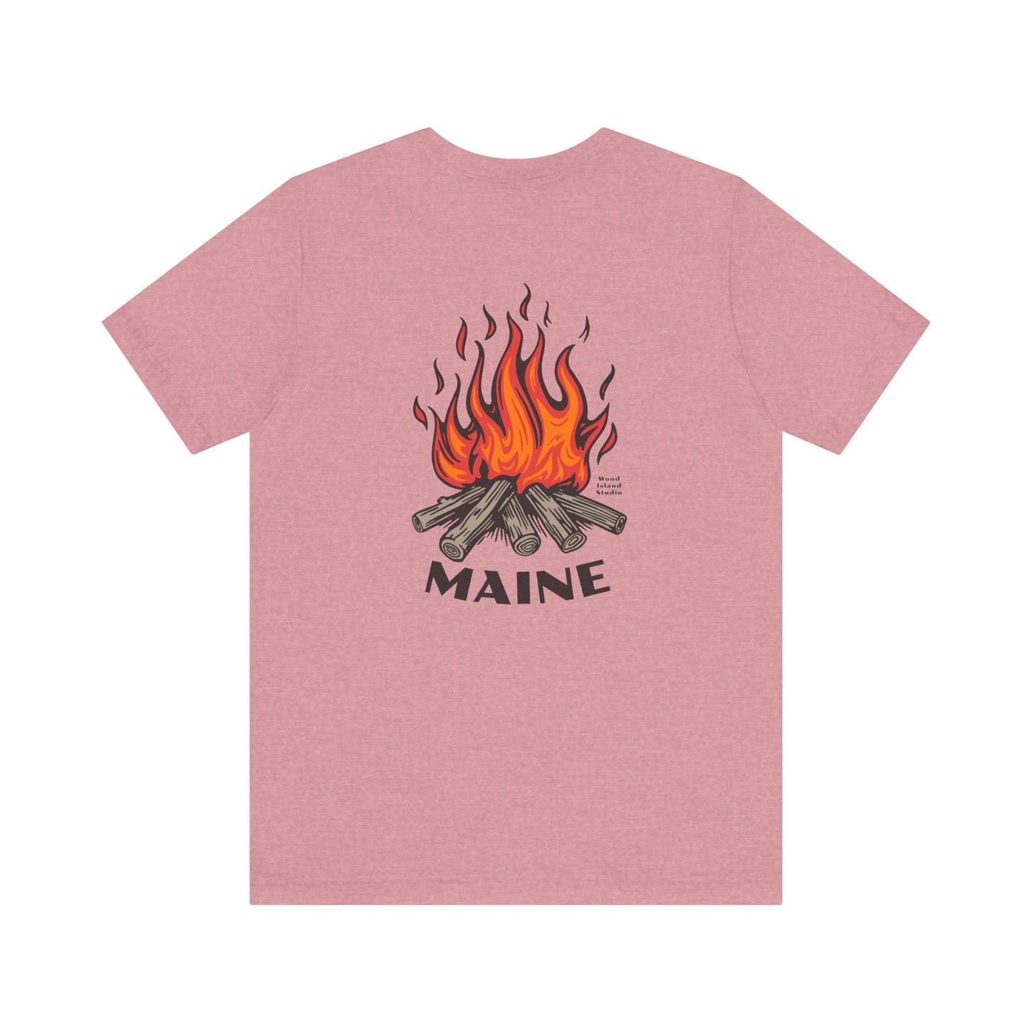 Maine Campfire Graphic Unisex Tee