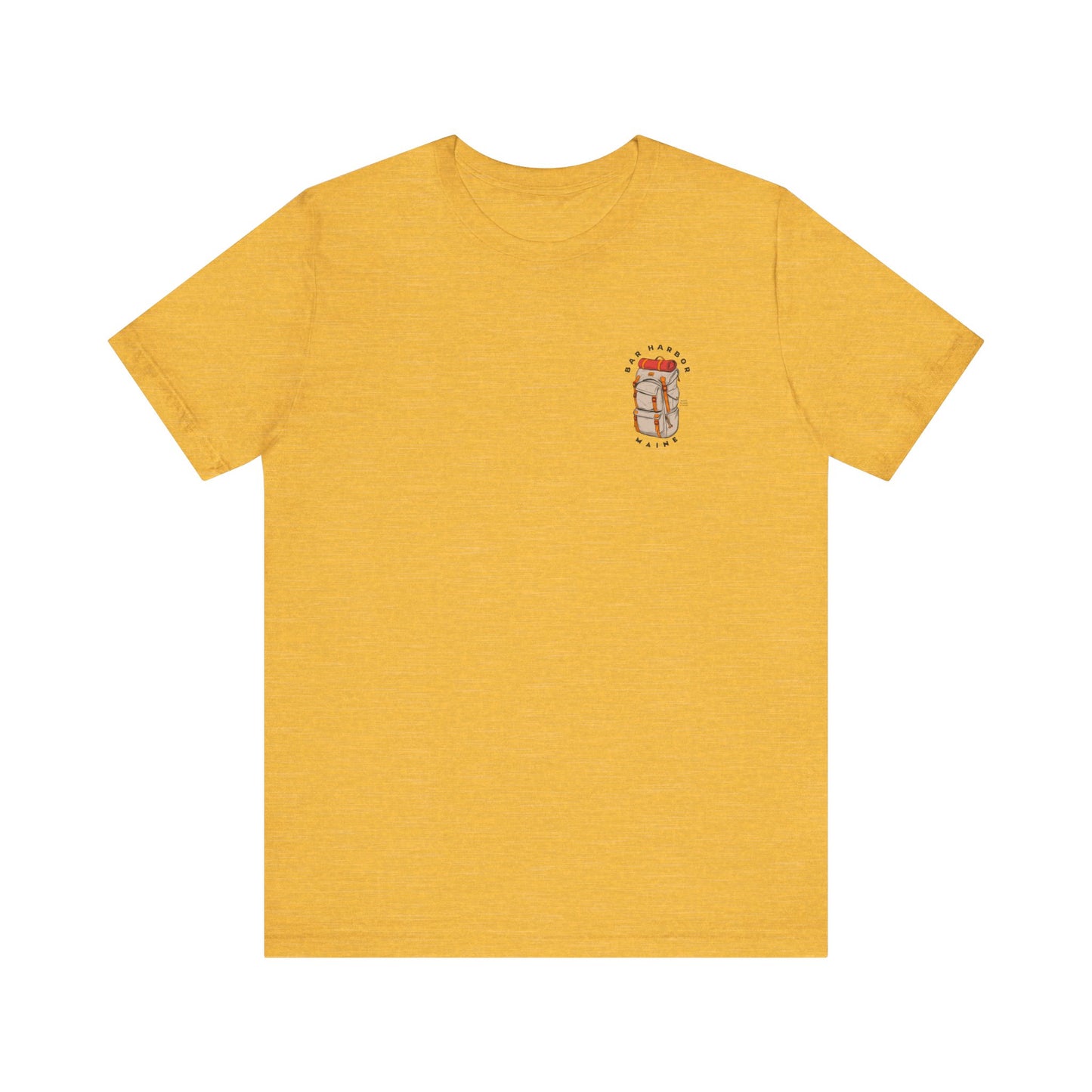 Bar Harbor Maine Backpacking Graphic Tee