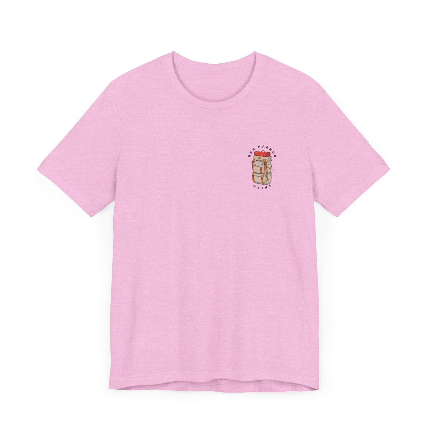 Bar Harbor Maine Backpacking Graphic Tee