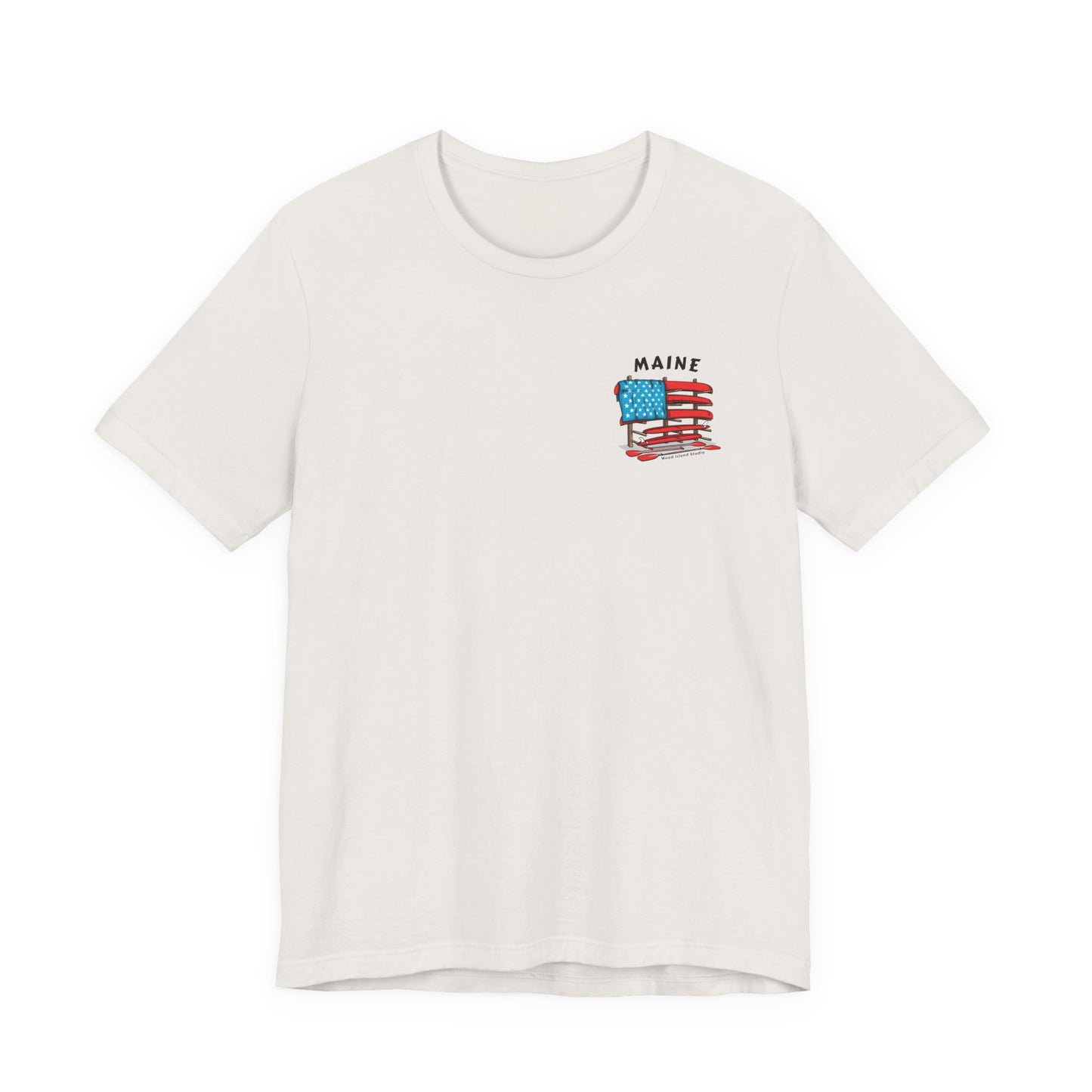 Maine Graphic Unisex Tee - Celebrate Patriotism with Style