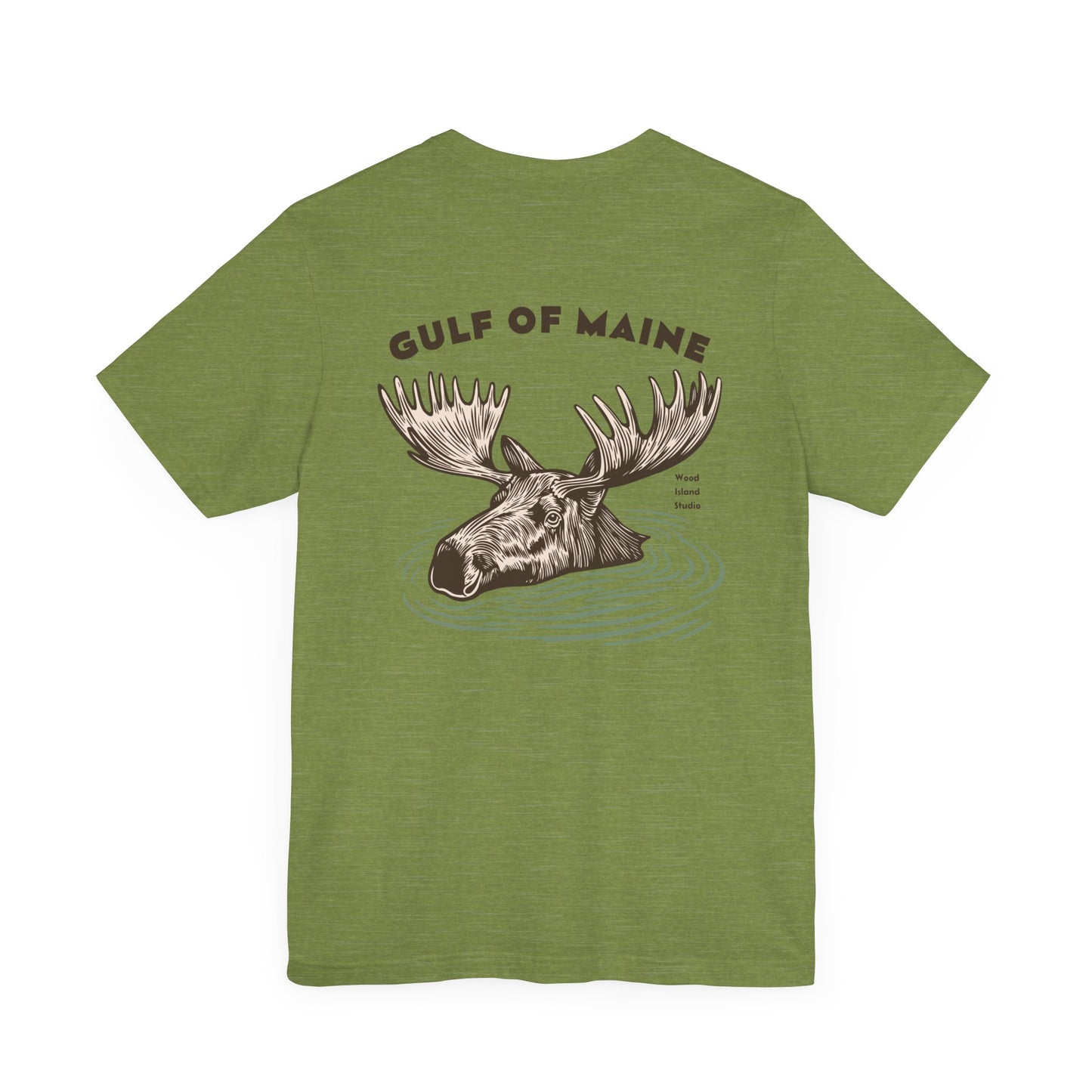 Gulf of Maine Moose Graphic Tee - Unisex Short Sleeve T-Shirt