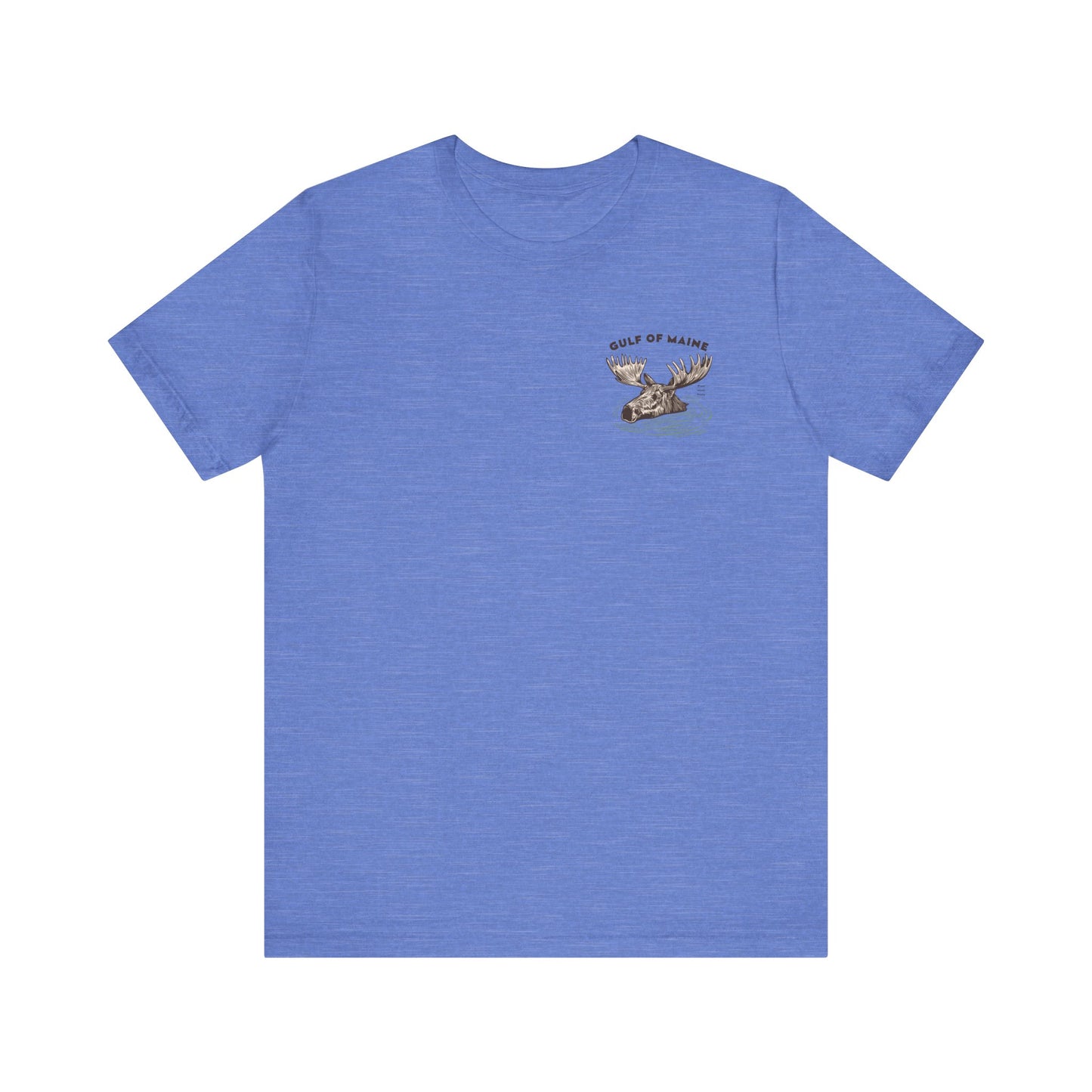Gulf of Maine Moose Graphic Tee - Unisex Short Sleeve T-Shirt