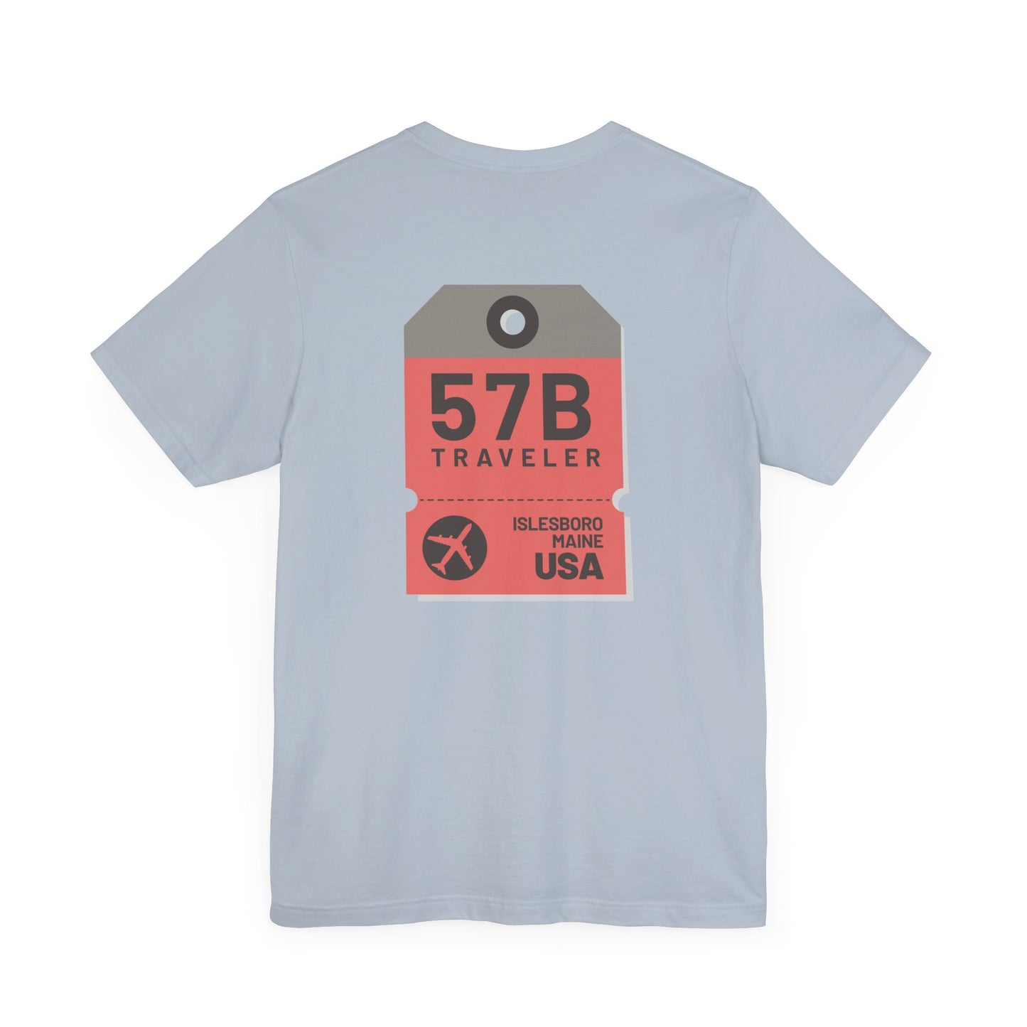 Islesboro Maine Luggage Tag Graphic Tee 57B