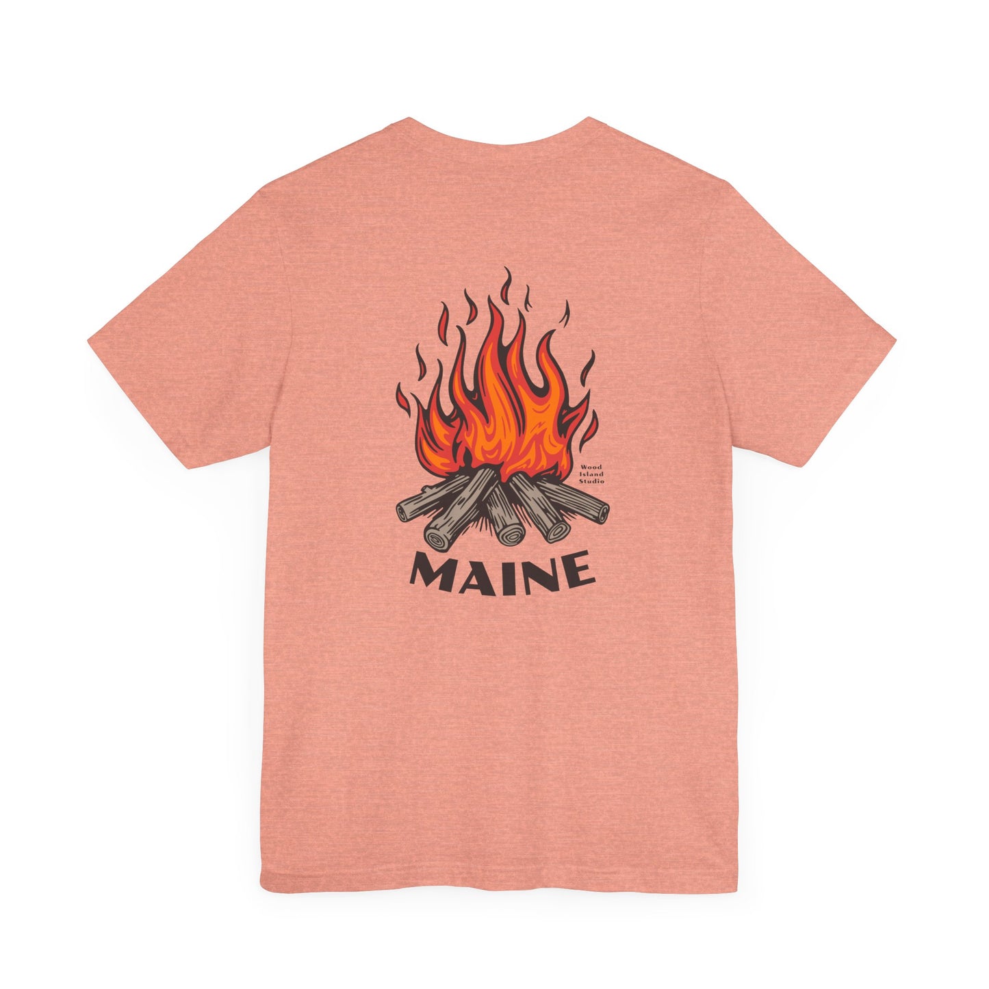 Maine Campfire Graphic Unisex Tee
