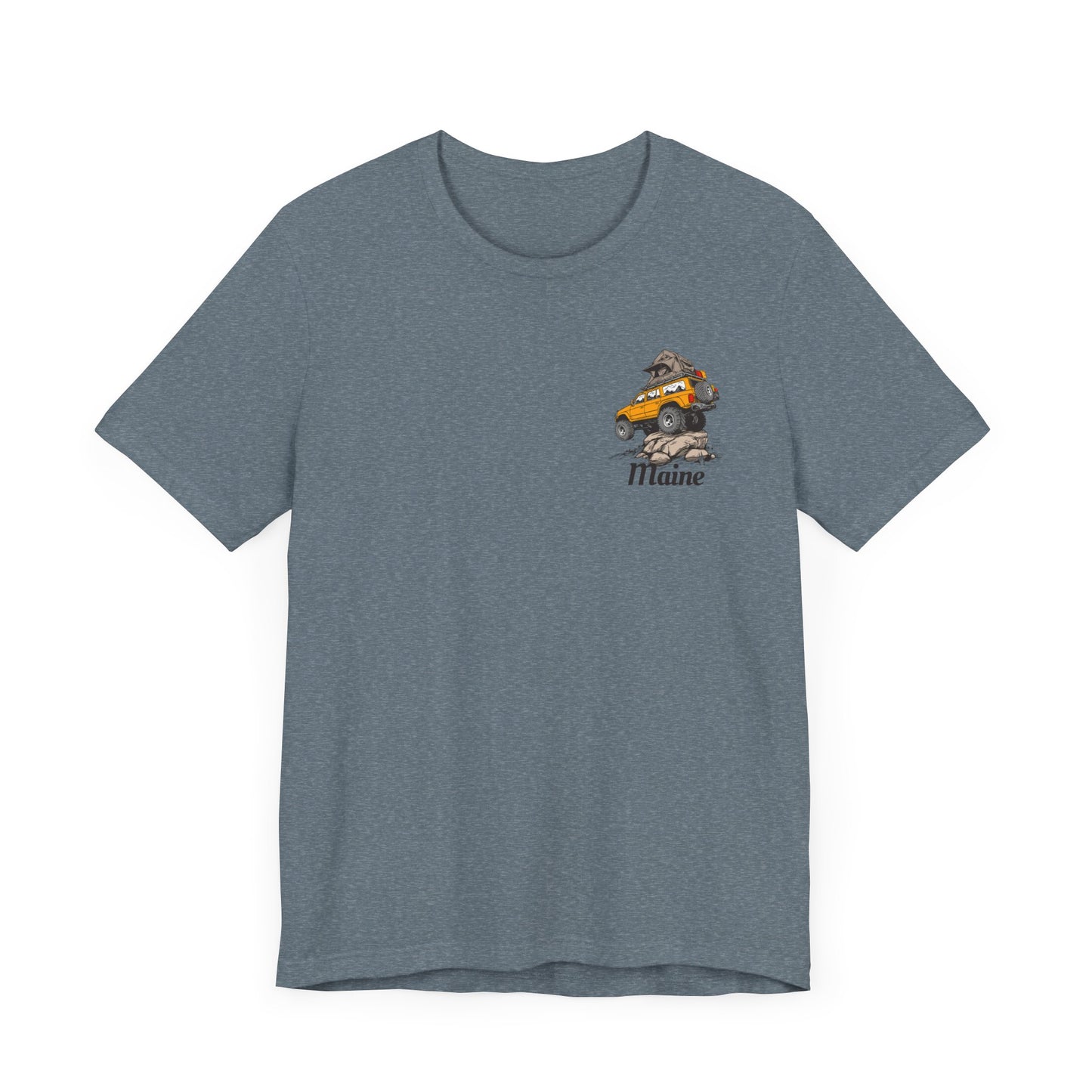 Offroad Maine Camping Graphic Unisex Tee