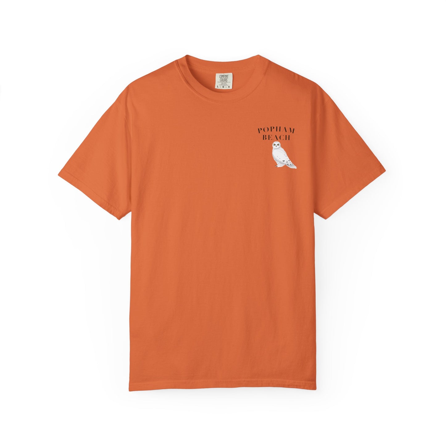 Popham Beach Snowy Owl Tee – Comfort Colors 1717
