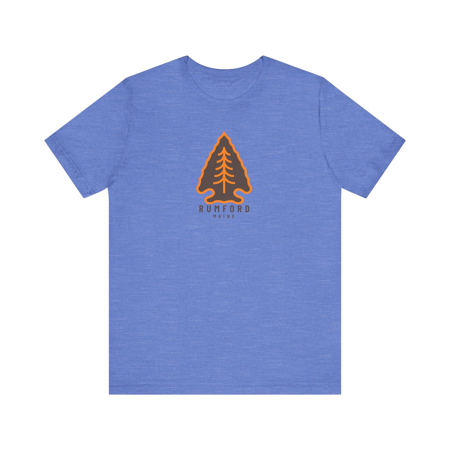Rumford Maine Arrowhead Graphic Tee - Unisex Short Sleeve T-Shirt
