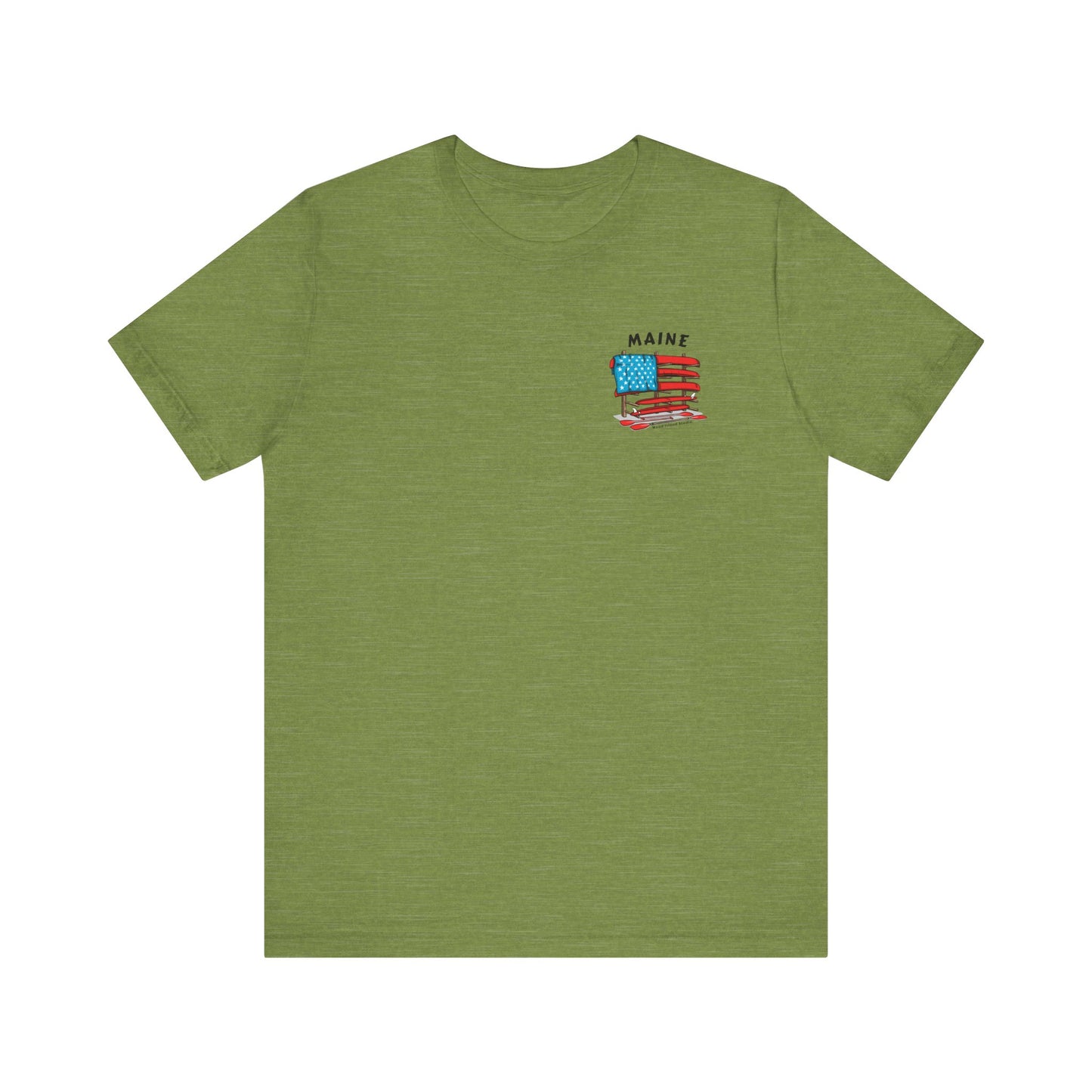 Maine Graphic Unisex Tee - Celebrate Patriotism with Style