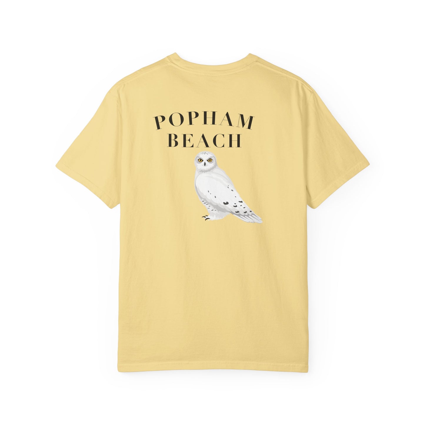 Popham Beach Snowy Owl Tee – Comfort Colors 1717