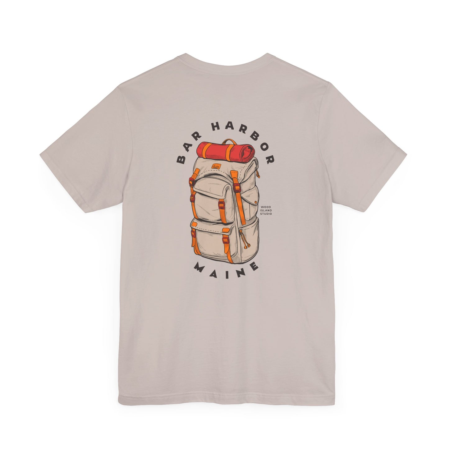 Bar Harbor Maine Backpacking Graphic Tee