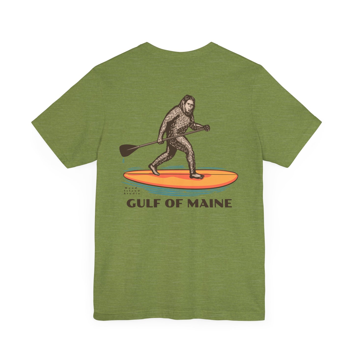 Gulf of Maine Sasquatch Yeti Bigfoot Adventure Tee - Unisex Jersey Short Sleeve T-Shirt