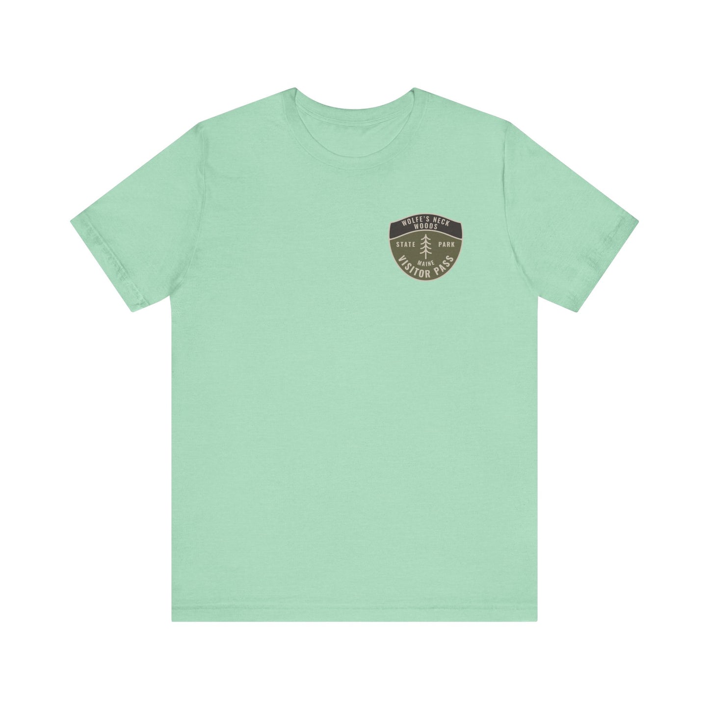 Maine State Park - WOLFE'S NECK WOODS Visitor Pass Graphic Tee