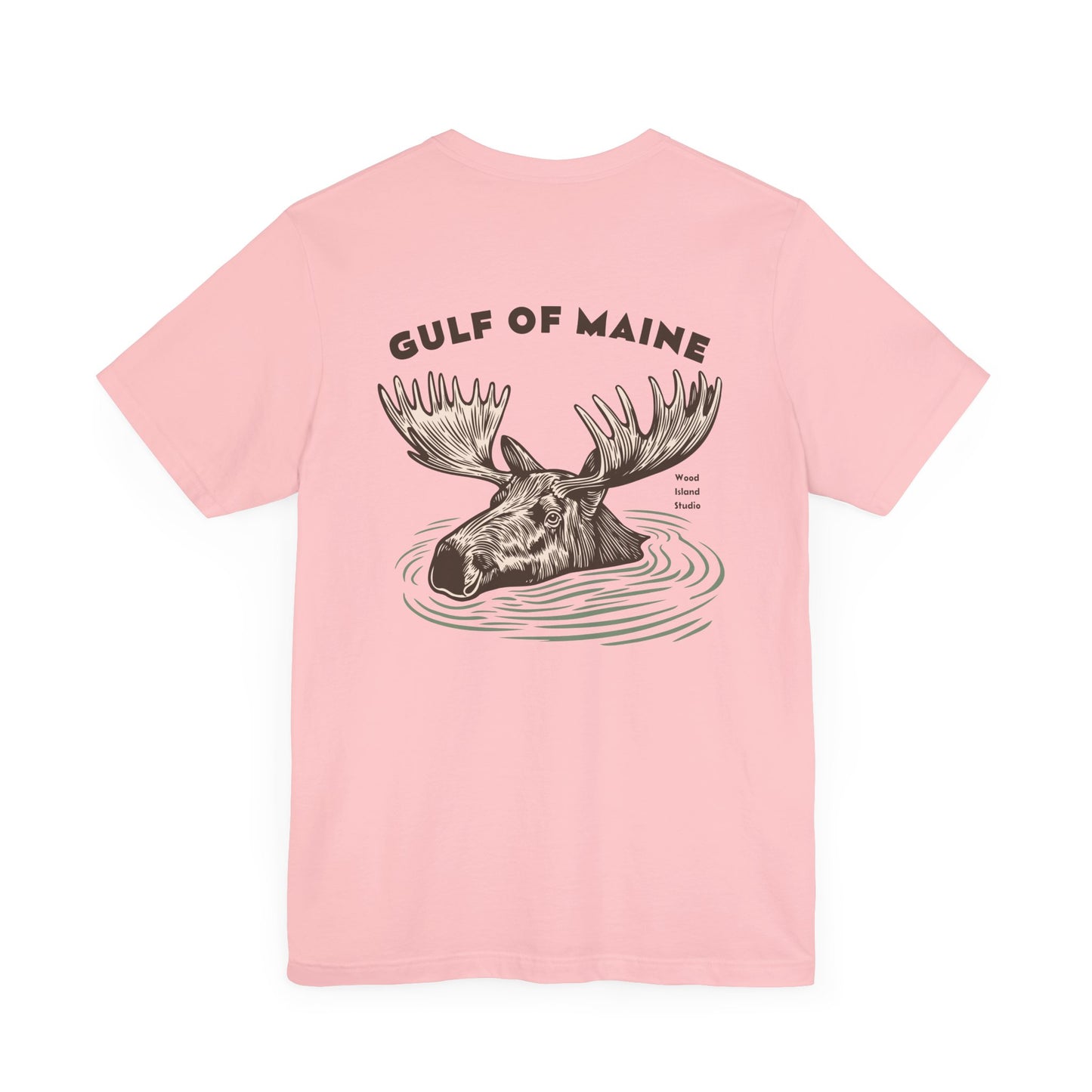 Gulf of Maine Moose Graphic Tee - Unisex Short Sleeve T-Shirt