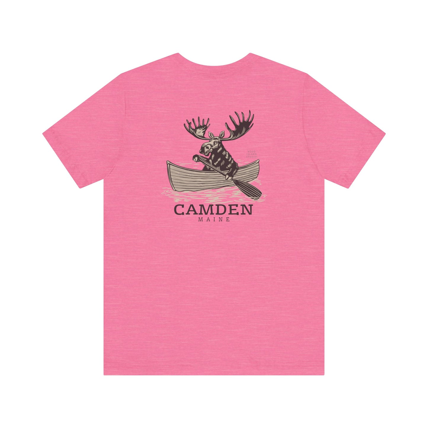 Camden Maine Rowing Moose Graphic Tee