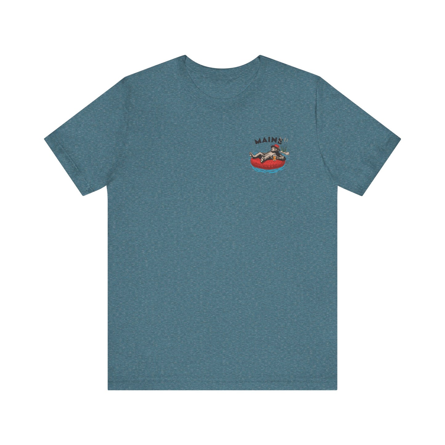 Maine Rafting Bear Graphic Tee