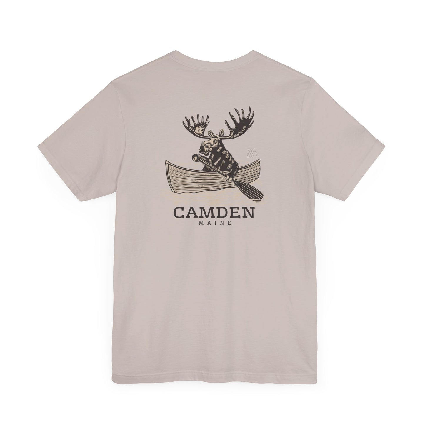 Camden Maine Rowing Moose Graphic Tee