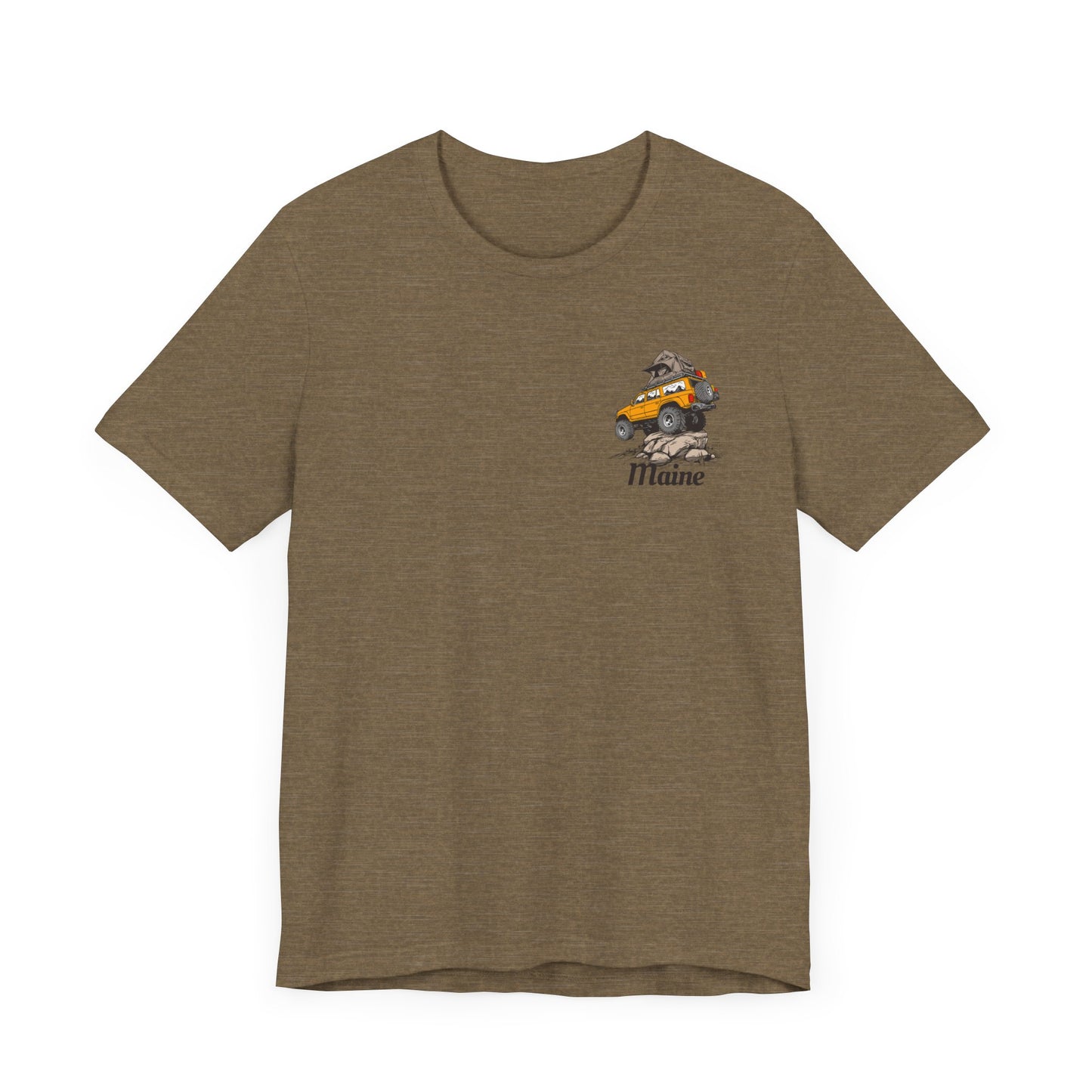 Offroad Maine Camping Graphic Unisex Tee