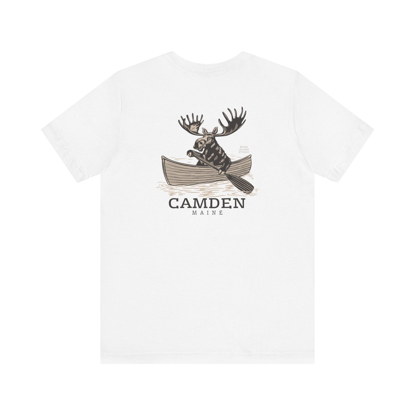 Camden Maine Rowing Moose Graphic Tee