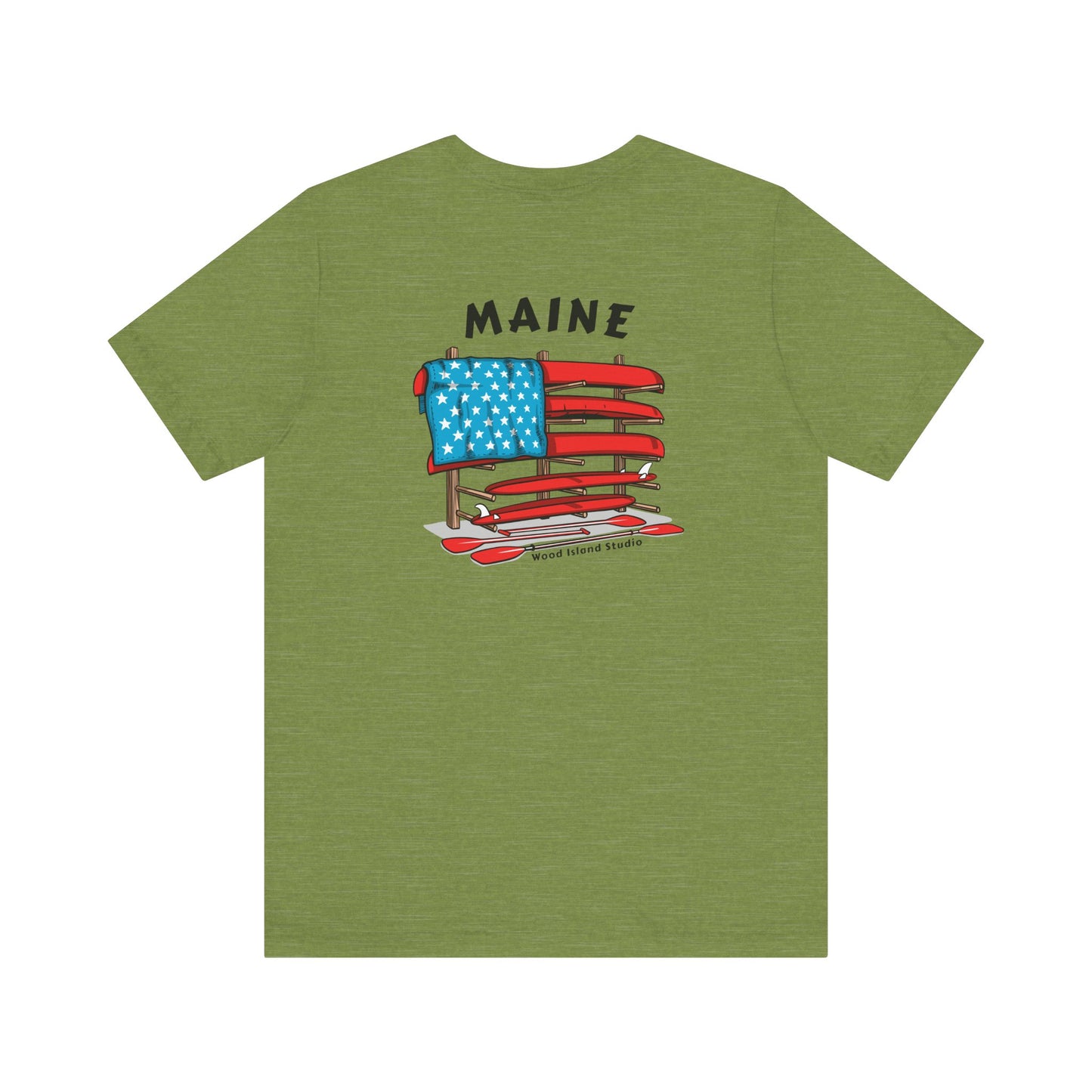 Maine Graphic Unisex Tee - Celebrate Patriotism with Style