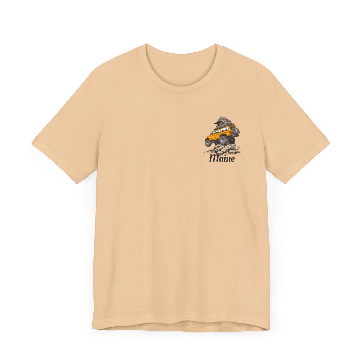 Offroad Maine Camping Graphic Unisex Tee
